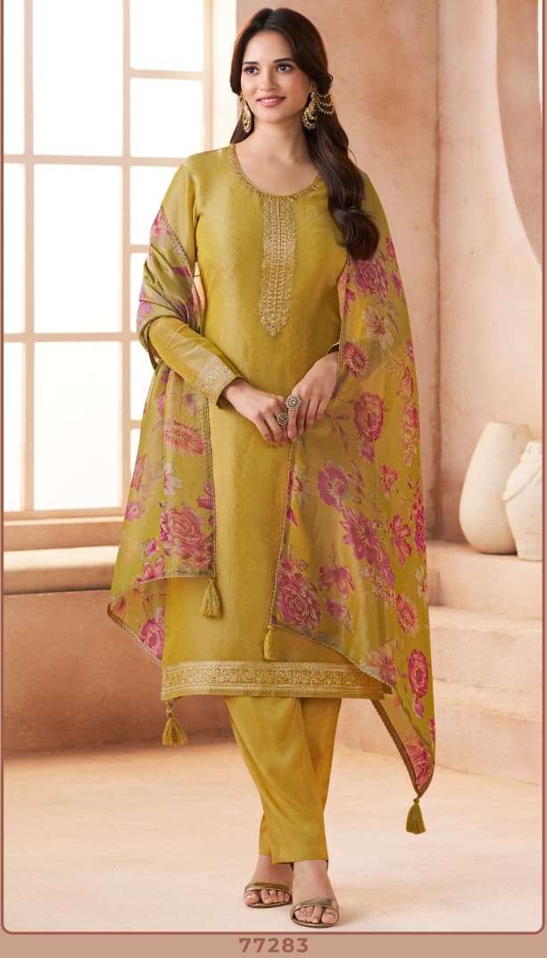 VINAY FASHION KULEESH KANCHI VOL 2 SILK WITH HAND WORK DESIGNER SUITS 