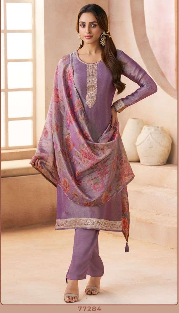 VINAY FASHION KULEESH KANCHI VOL 2 SILK WITH HAND WORK DESIGNER SUITS 