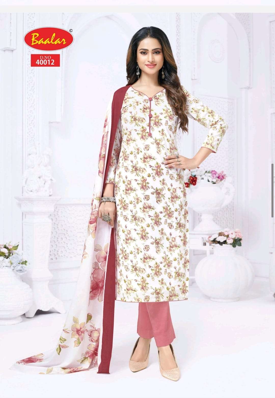 BAALAR KASHMIR COTTON VOL 4 HEAVY LAWN COTTON FOIL PRINT SALWAR SUIT