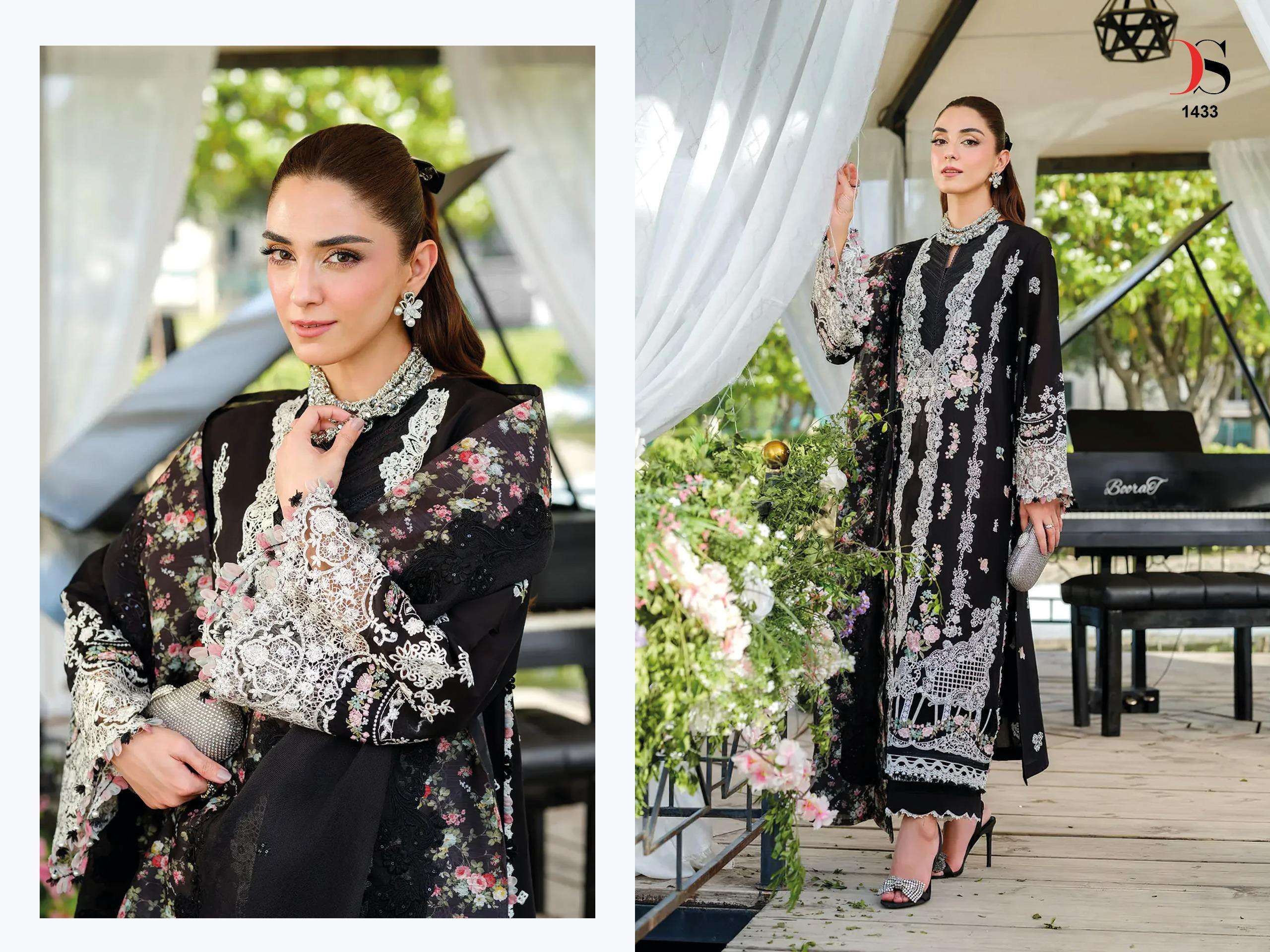 DEEPSY SUITS ELAF LUXURY LAWN 25 VOL 4 COTTON HEAVY EMBROIDERY DESIGNER PAKISTANI SUIT