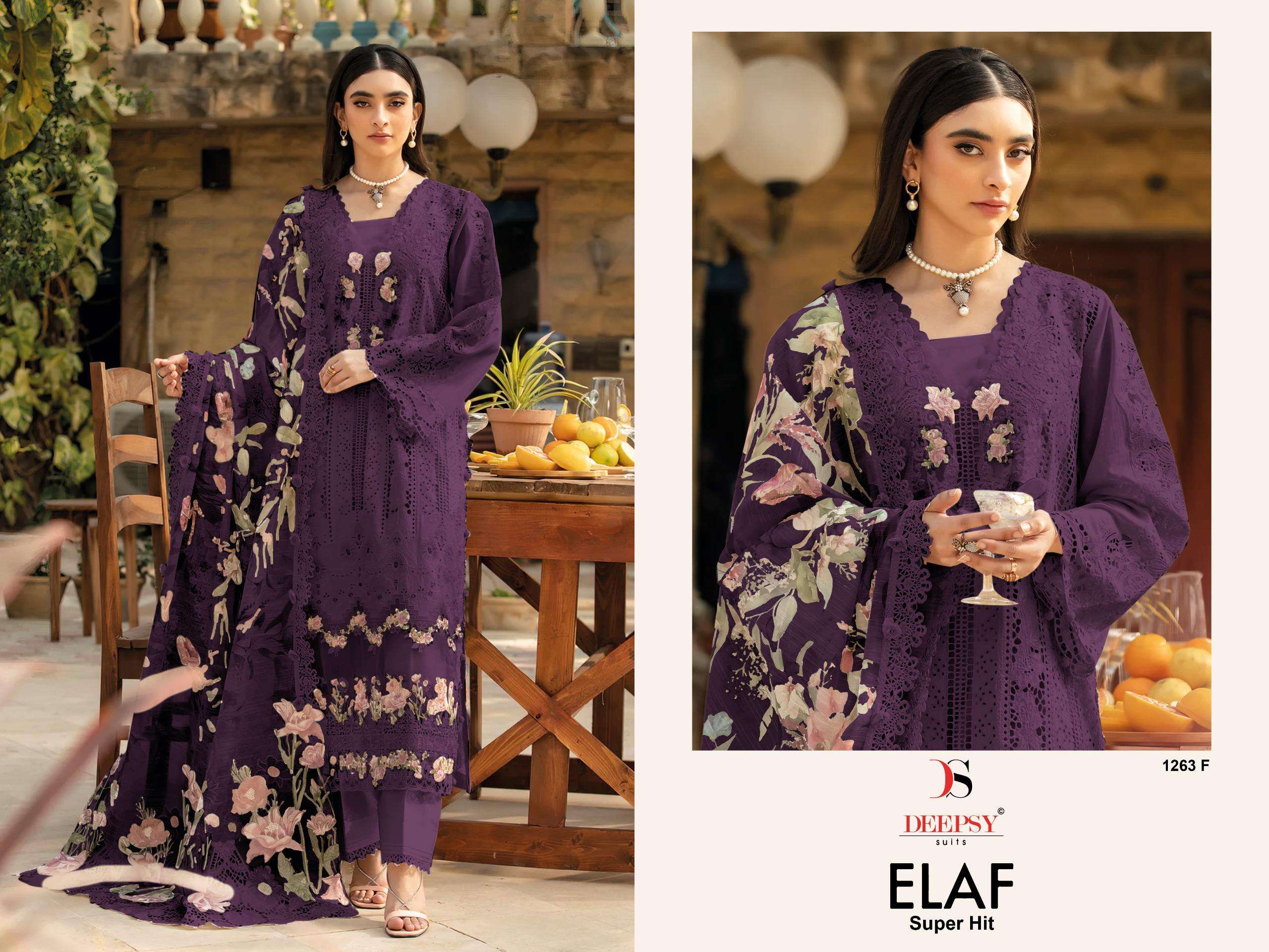  DEEPSY SUITS ELAF LUXURY SUPER HIT COLLECTION COTTON HEAVY EMBROIDERY DESIGNER SUIT