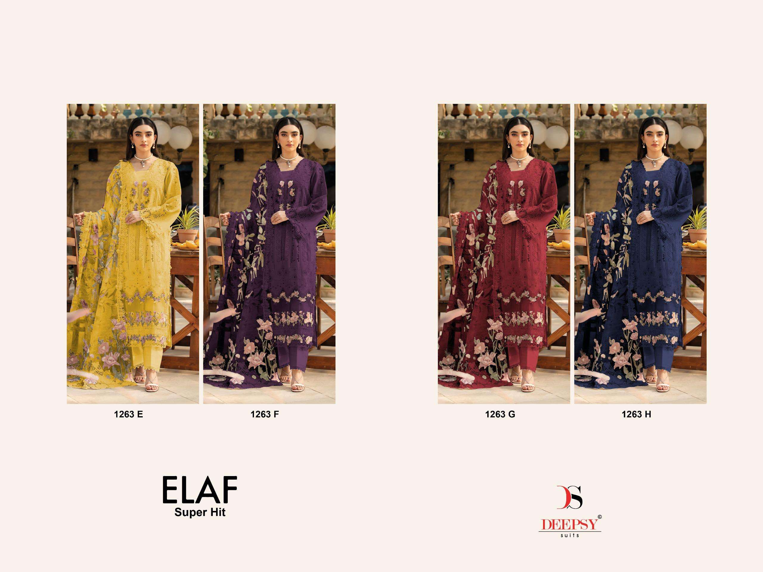  DEEPSY SUITS ELAF LUXURY SUPER HIT COLLECTION COTTON HEAVY EMBROIDERY DESIGNER SUIT