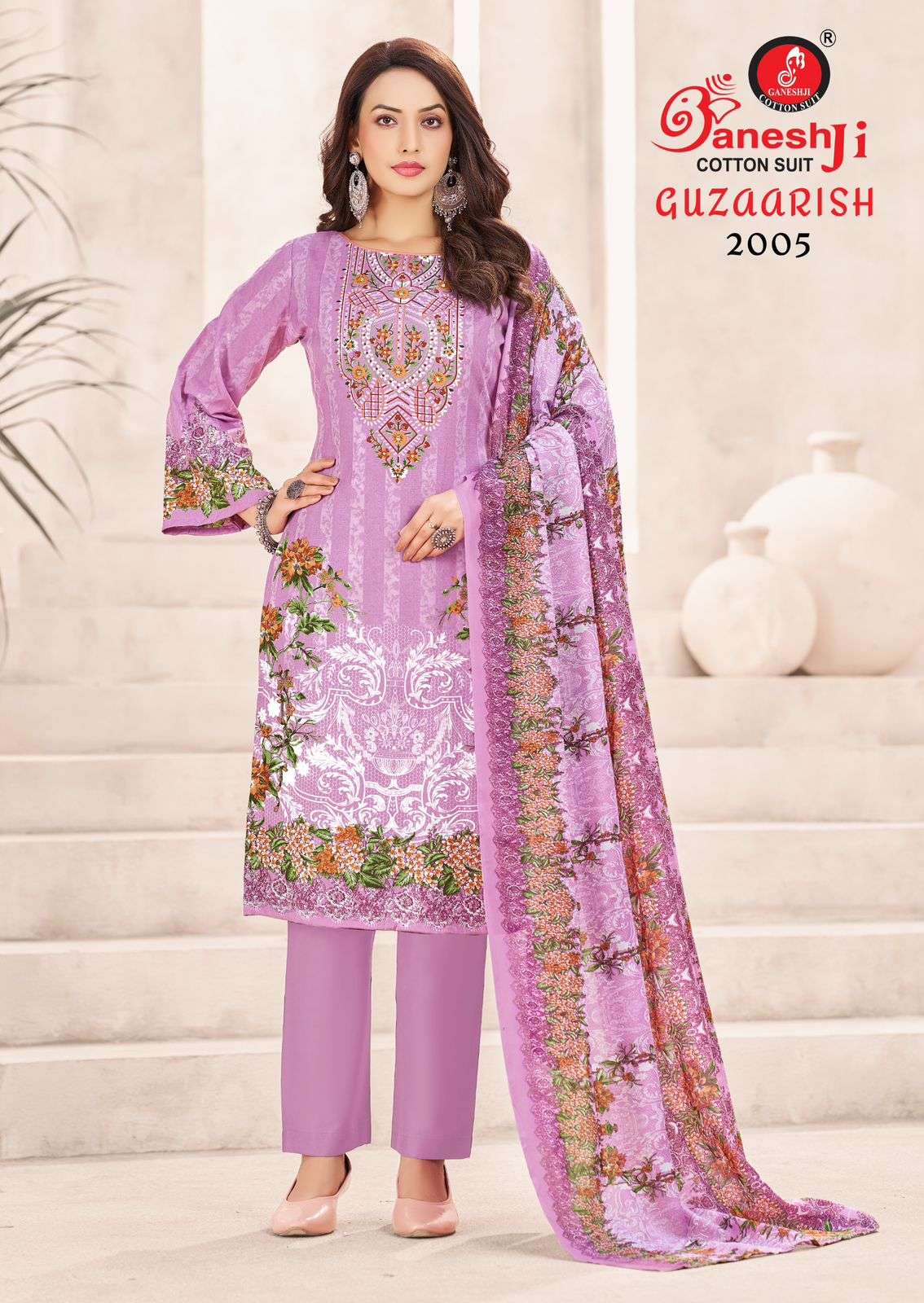 GANESHJI COTTON SUIT GUZAARISH VOL 2 COTTON DIGITAL PRINT DRESS 