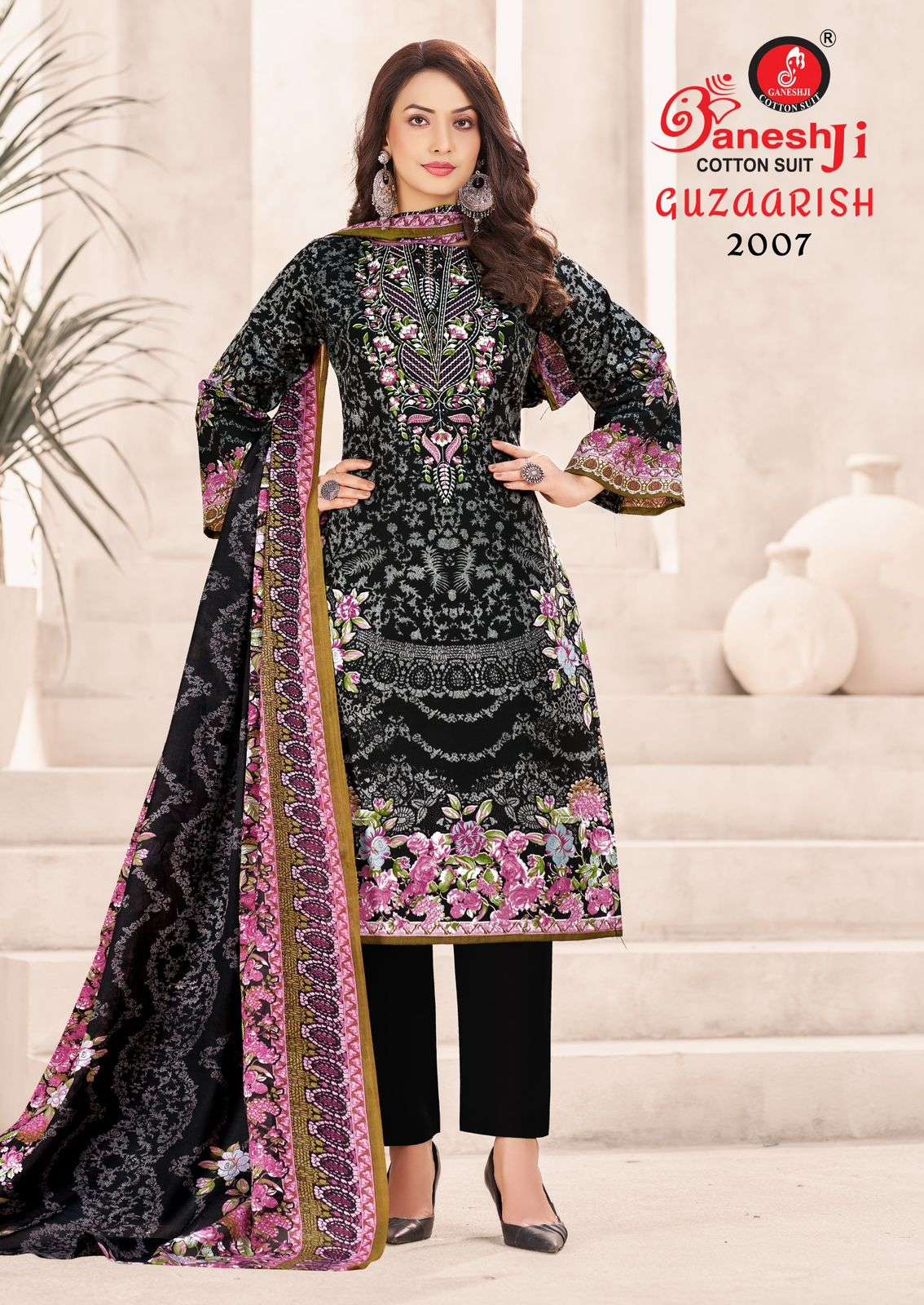 GANESHJI COTTON SUIT GUZAARISH VOL 2 COTTON DIGITAL PRINT DRESS 