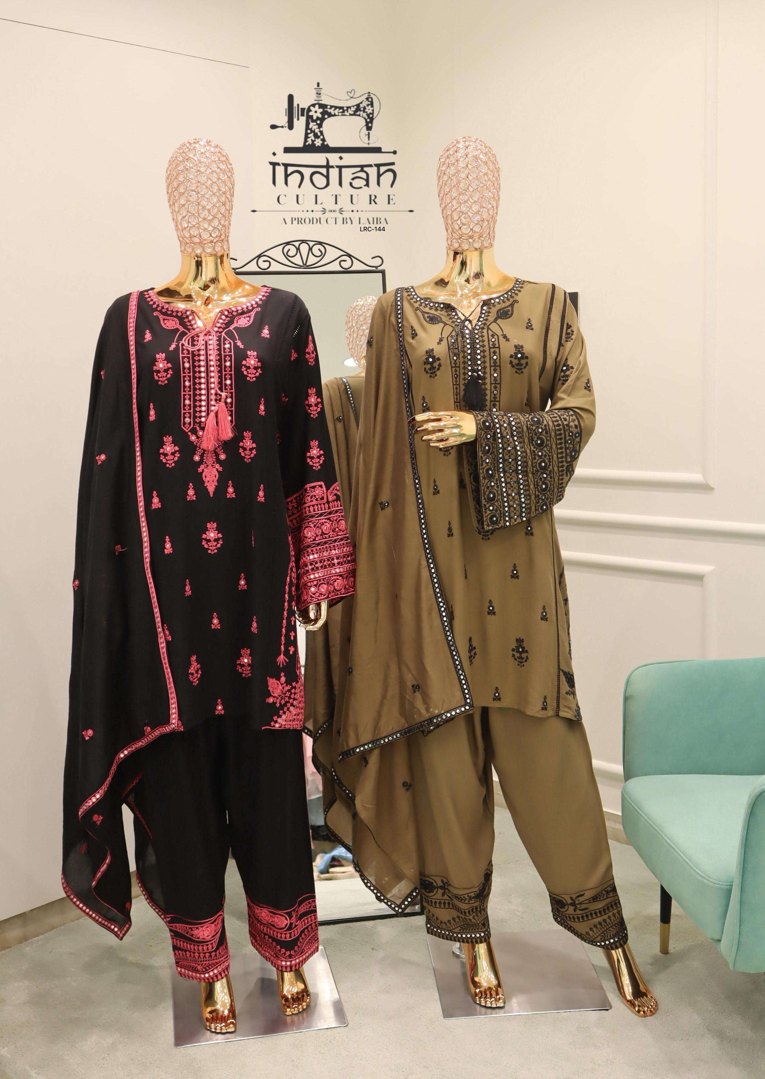 INDIAN CULTURE LRC 144 LAWN COTTON DESIGNER READY MADE PAKISTANI SUIT
