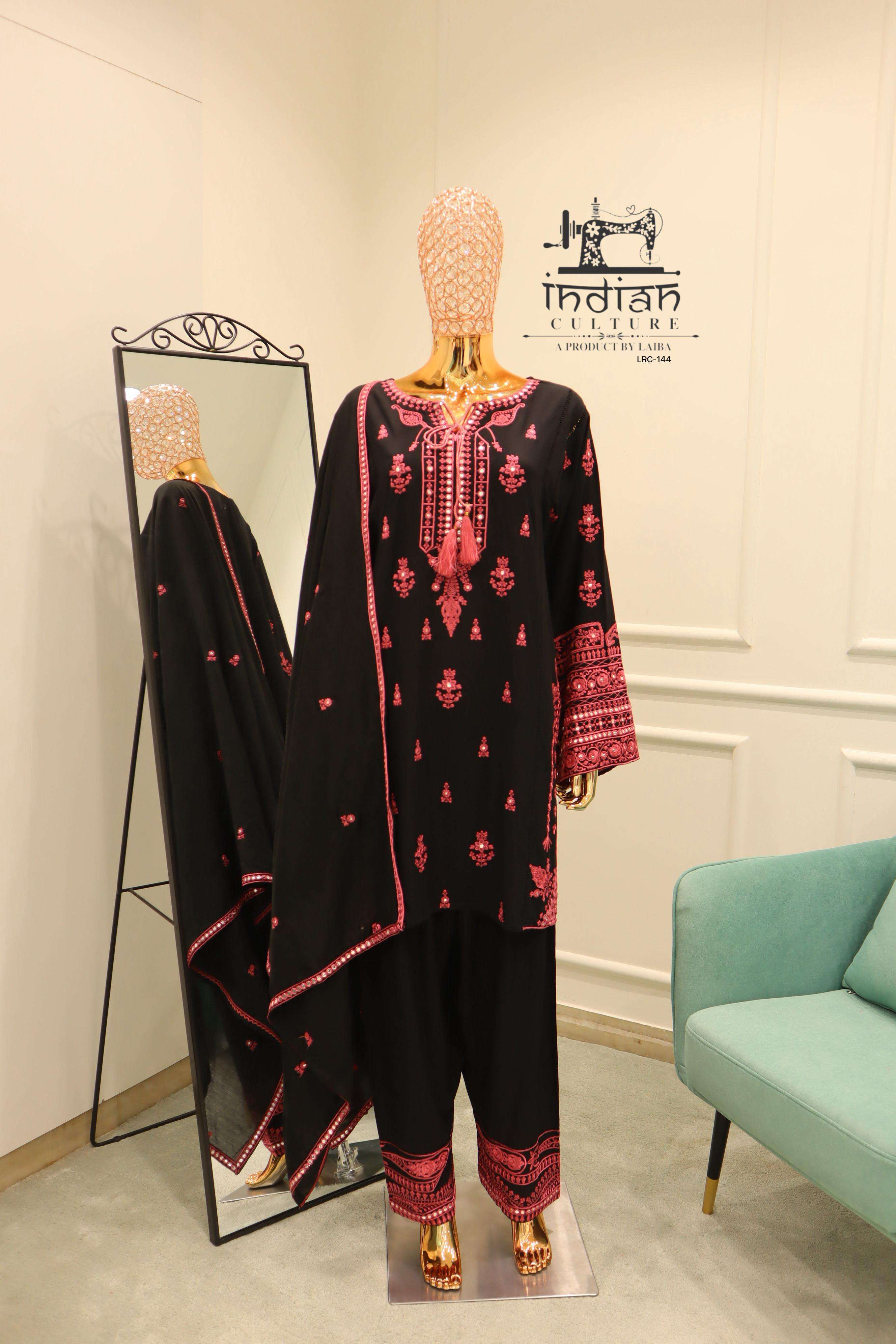 INDIAN CULTURE LRC 144 LAWN COTTON DESIGNER READY MADE PAKISTANI SUIT
