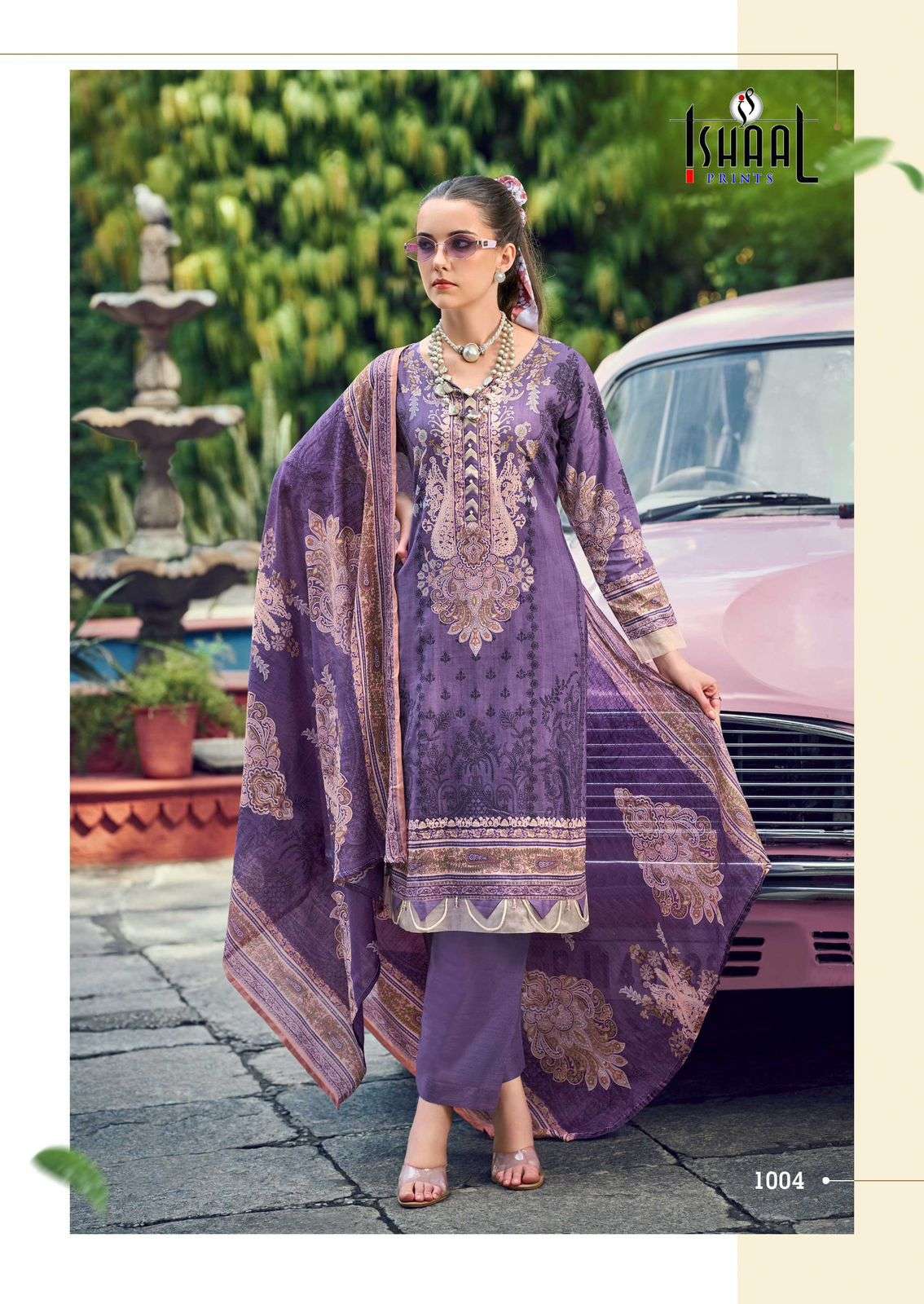 ISHAAL PRINTS GULMOHAR COMBO LAWN COTTON DIGITAL PRINT SALWAR SUIT