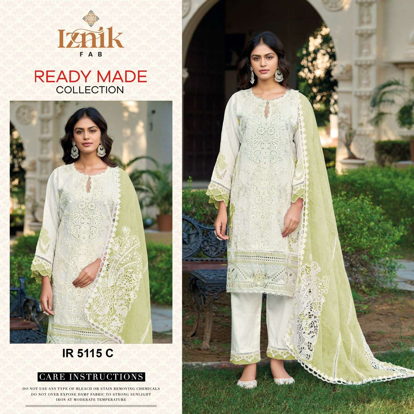 IZNIK FAB IR 5115 HEAVY EMBROIDERY DESIGNER PAKISTANI SUIT