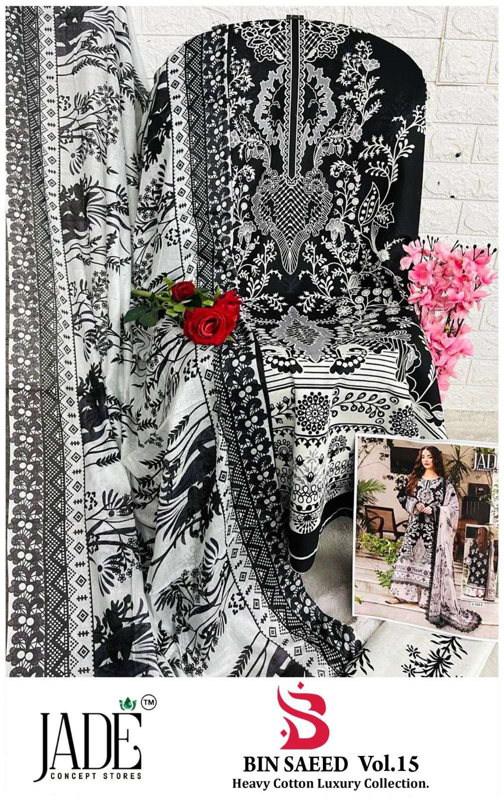 JADE BIN SAEED HEAVY COTTON LUXURY COLLECTION VOL 15