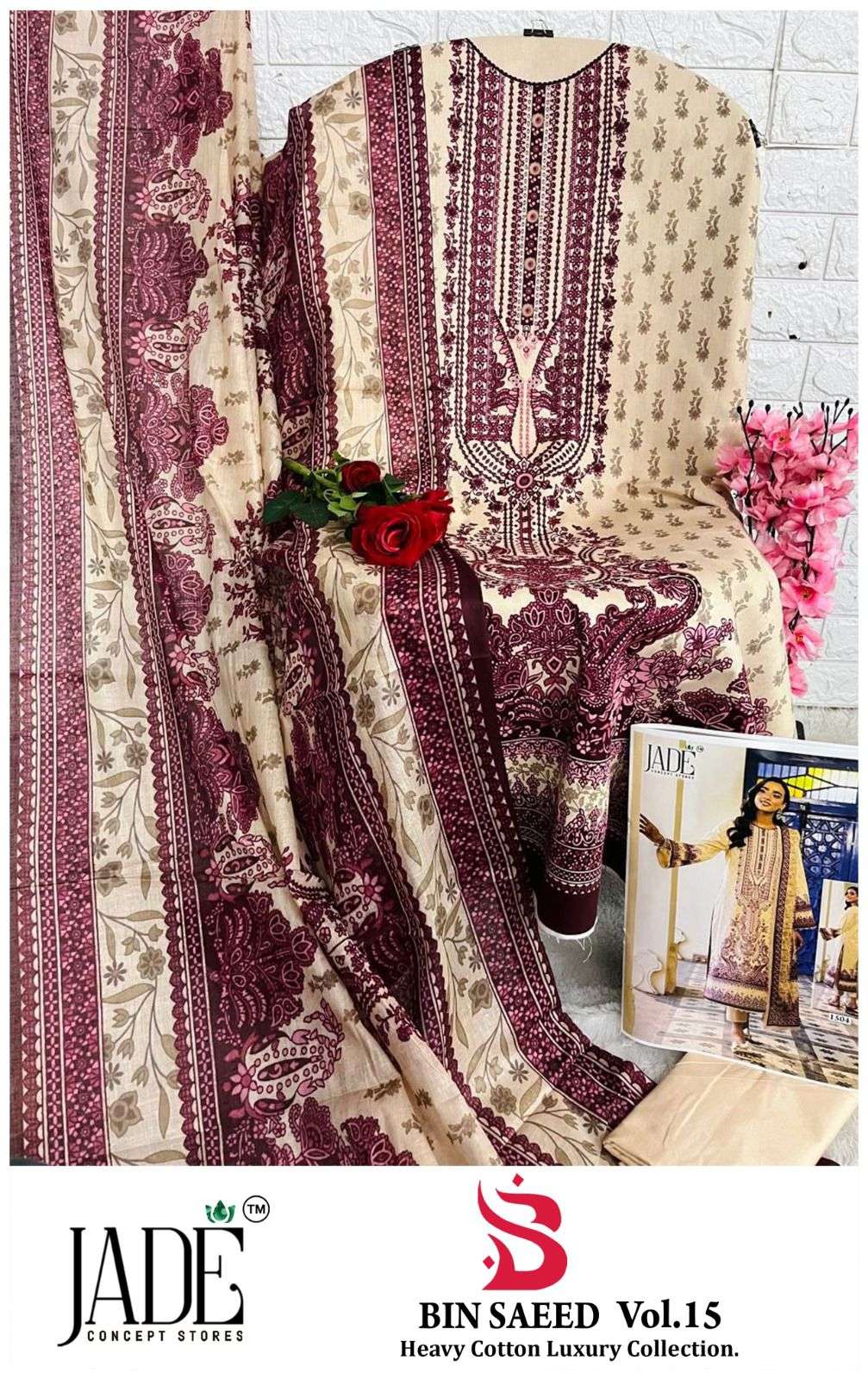 JADE BIN SAEED HEAVY COTTON LUXURY COLLECTION VOL 15