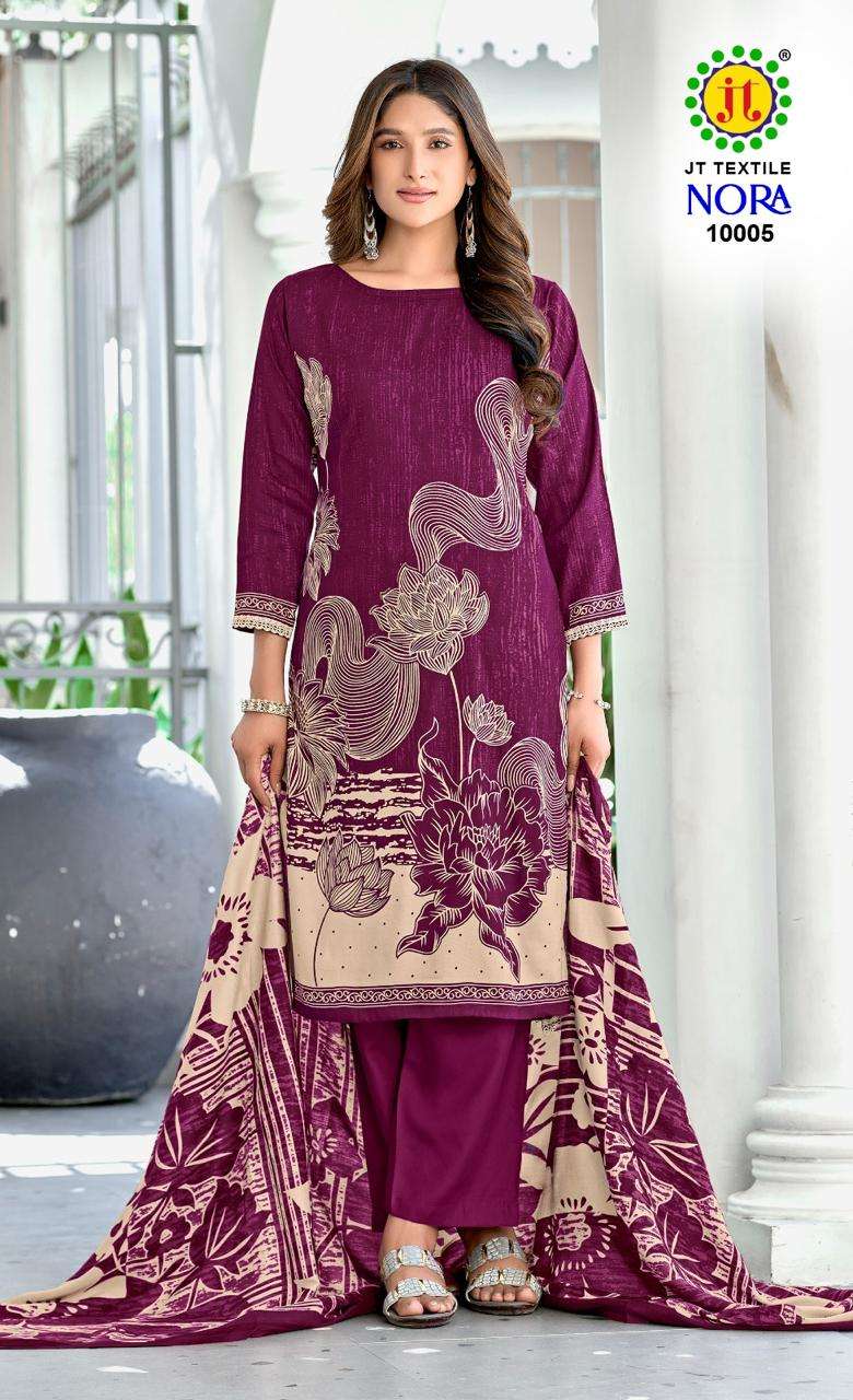 JT NORA VOL 10 RAYON PREMIUM WORKS LADIES SALWAR SUIT