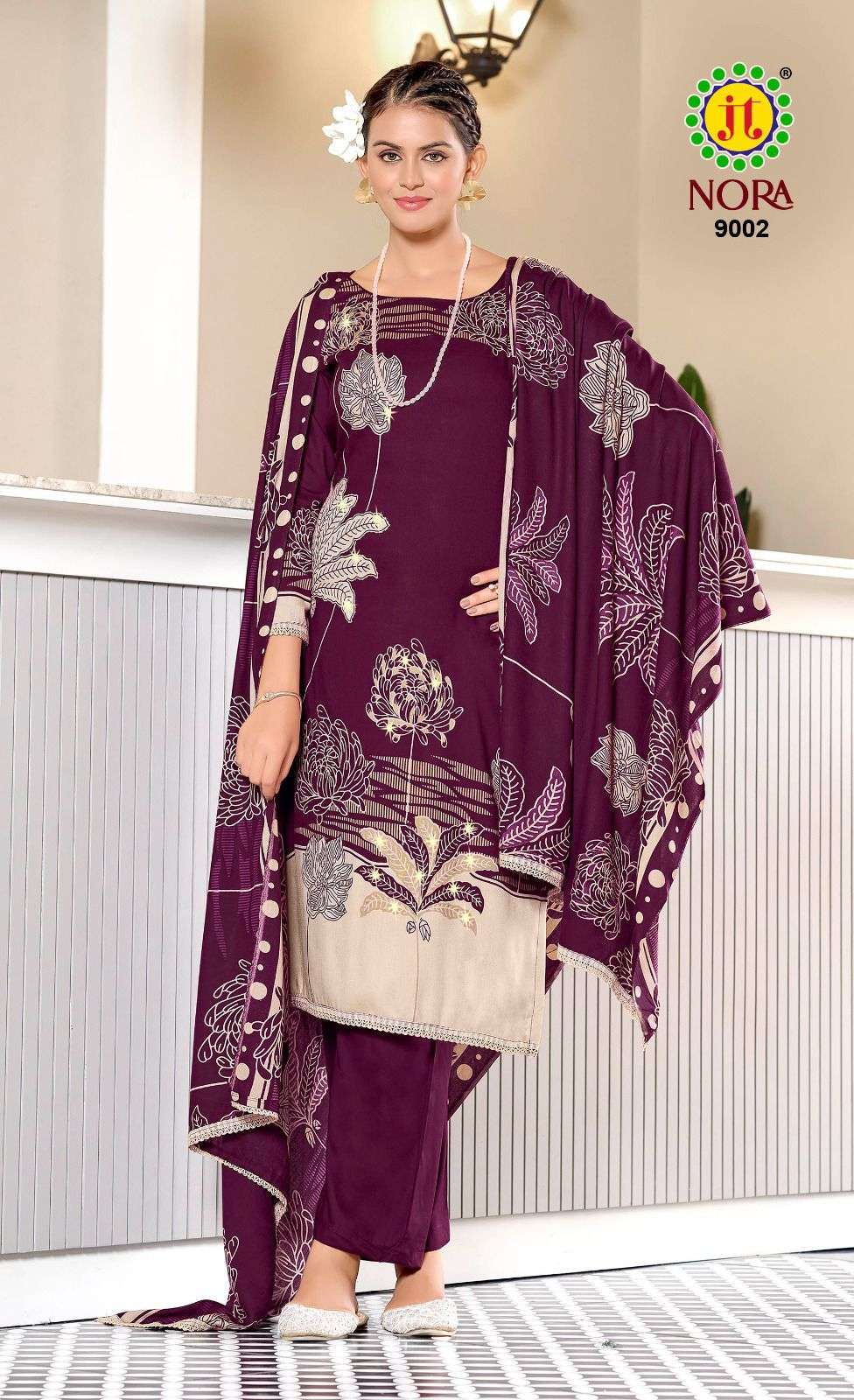JT NORA VOL 9 RAYON PREMIUM WORKS LADIES SUIT