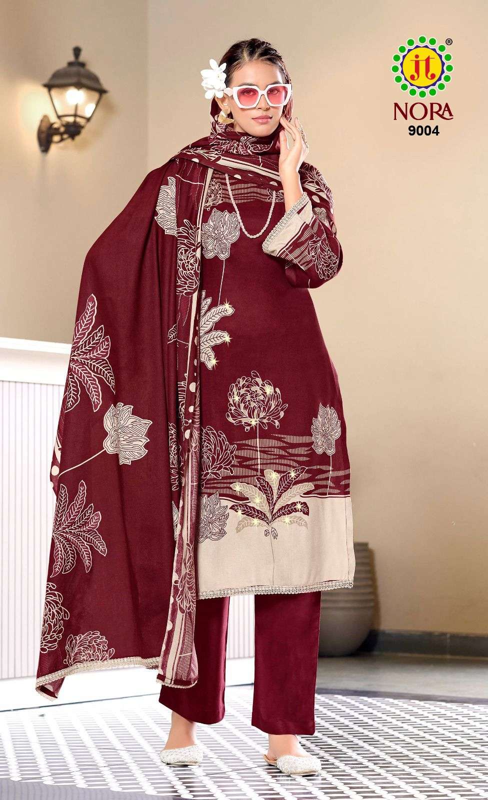 JT NORA VOL 9 RAYON PREMIUM WORKS LADIES SUIT