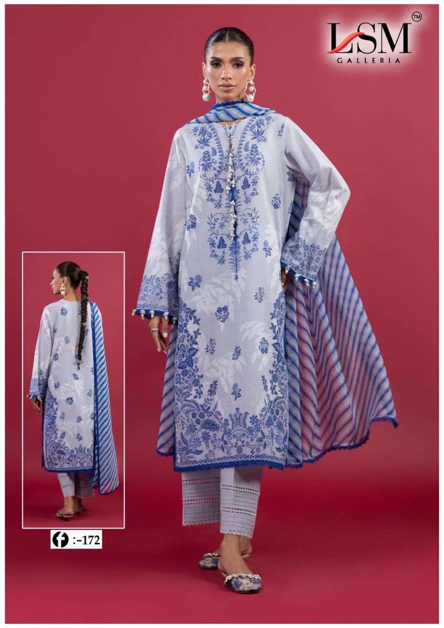 LSM GALLERIA FIRDOUS QUEEN LAWN VOL 17 LAWN COTTON DIGITAL PRINT SALWAR SUIT