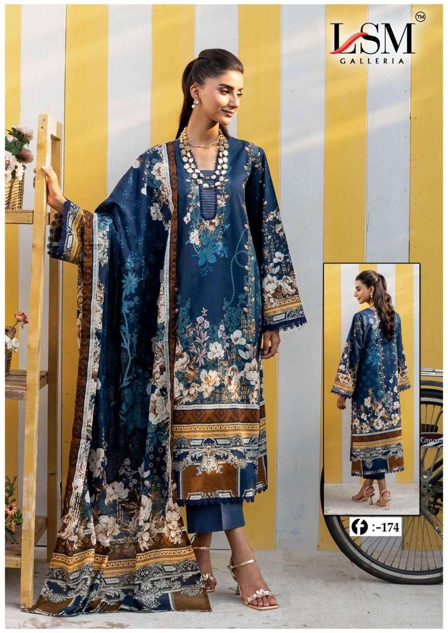 LSM GALLERIA FIRDOUS QUEEN LAWN VOL 17 LAWN COTTON DIGITAL PRINT SALWAR SUIT