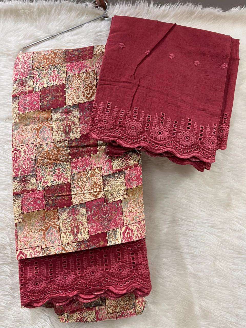 MF CHIKANKARI VOL 2 RAYON FANCY WORKS PAKISTANI SUIT