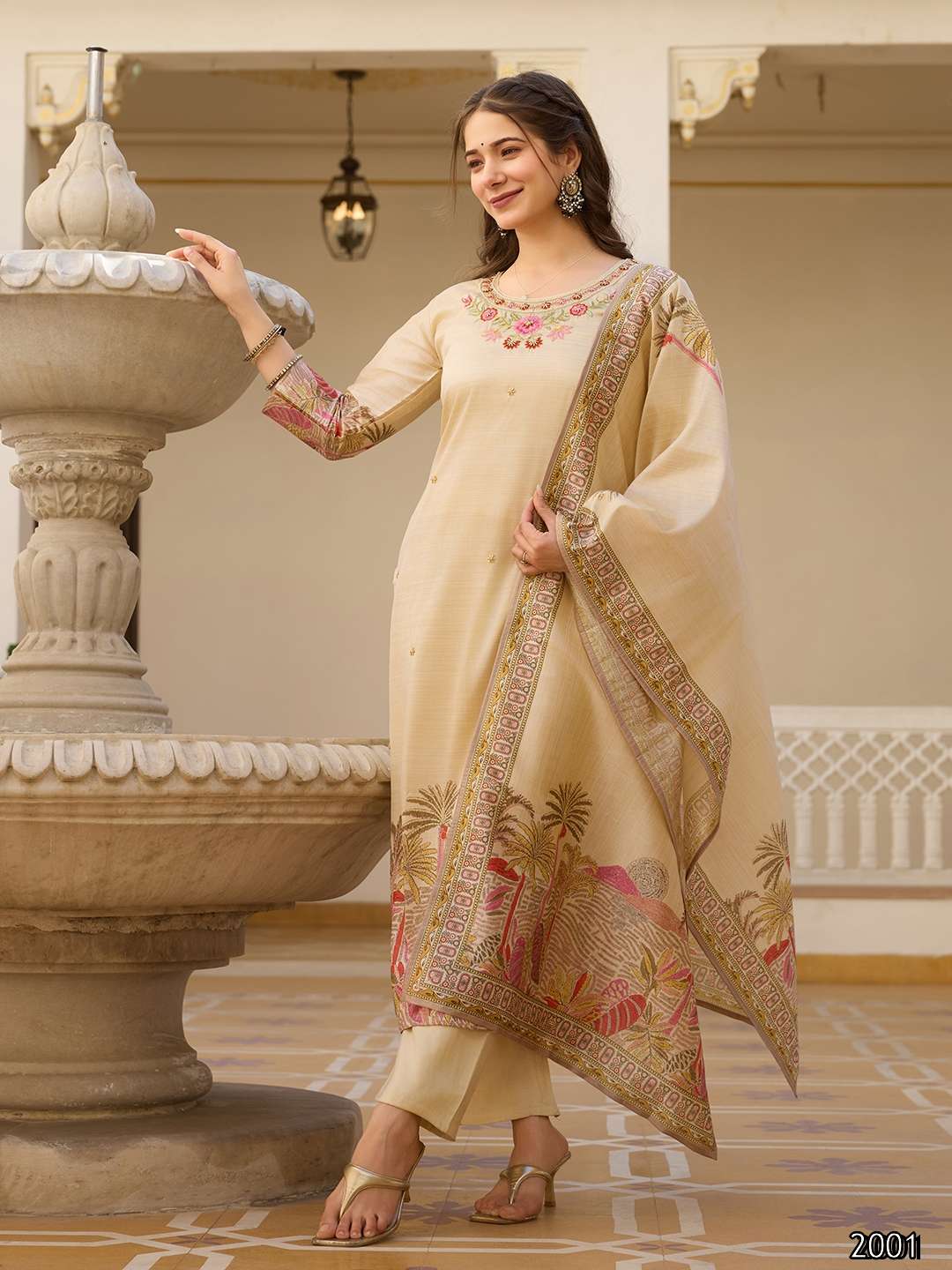 MF TANISHA VOL 27 VISCOSE DESIGNER WORKS READY MADE LADIES SUIT