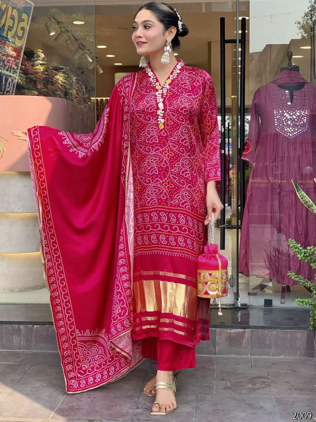 MF TANISHA VOL 27 VISCOSE DESIGNER WORKS READY MADE LADIES SUIT