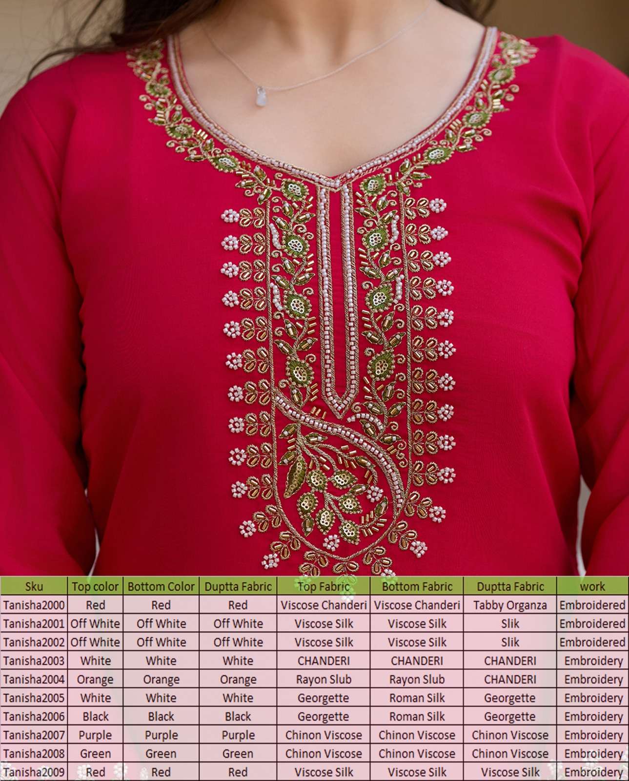 MF TANISHA VOL 27 VISCOSE DESIGNER WORKS READY MADE LADIES SUIT