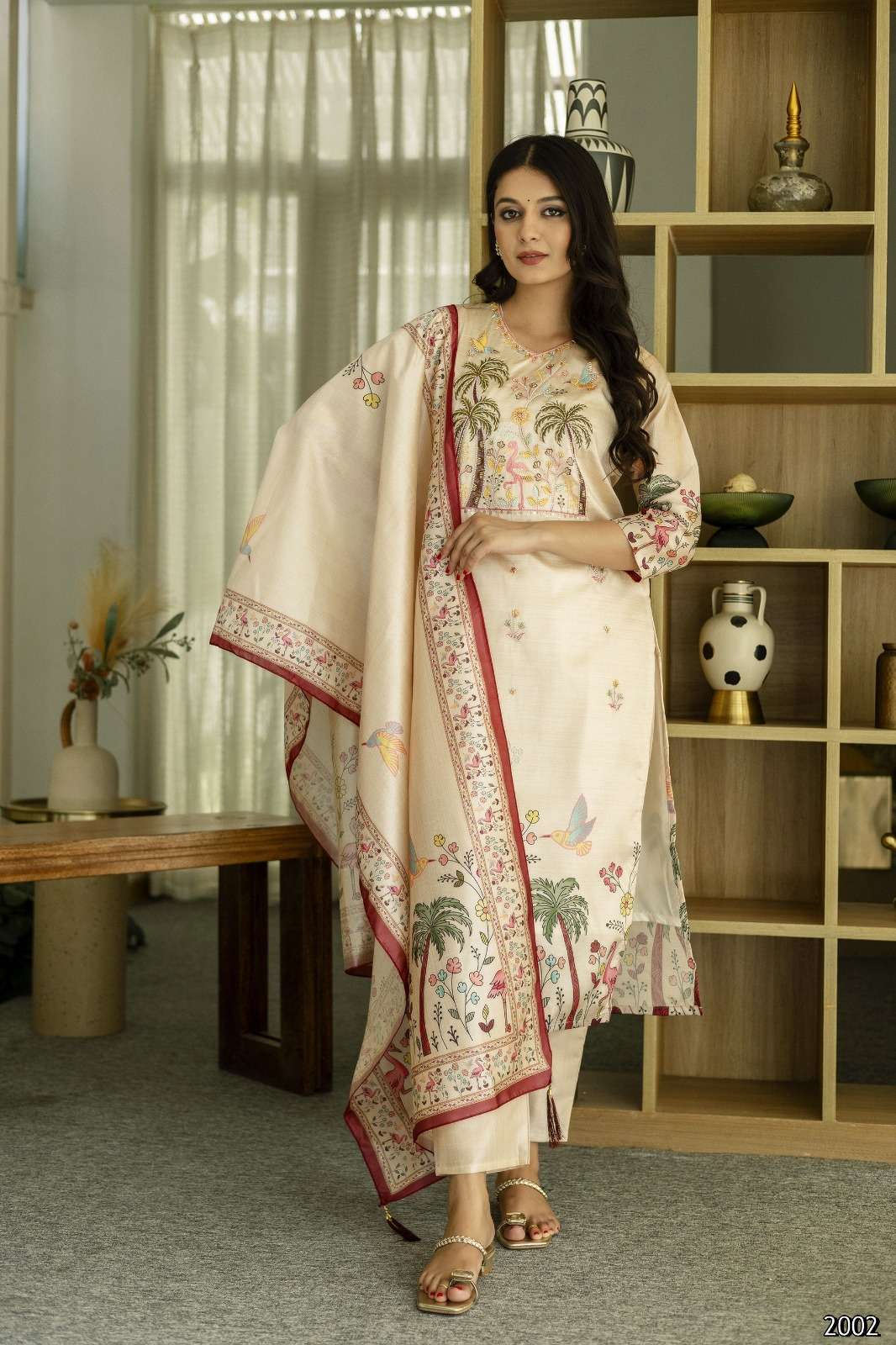 MF TANISHA VOL 27 VISCOSE DESIGNER WORKS READY MADE LADIES SUIT