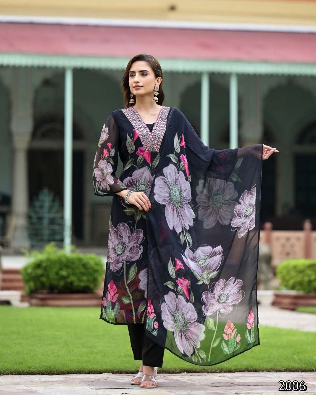 MF TANISHA VOL 27 VISCOSE DESIGNER WORKS READY MADE LADIES SUIT