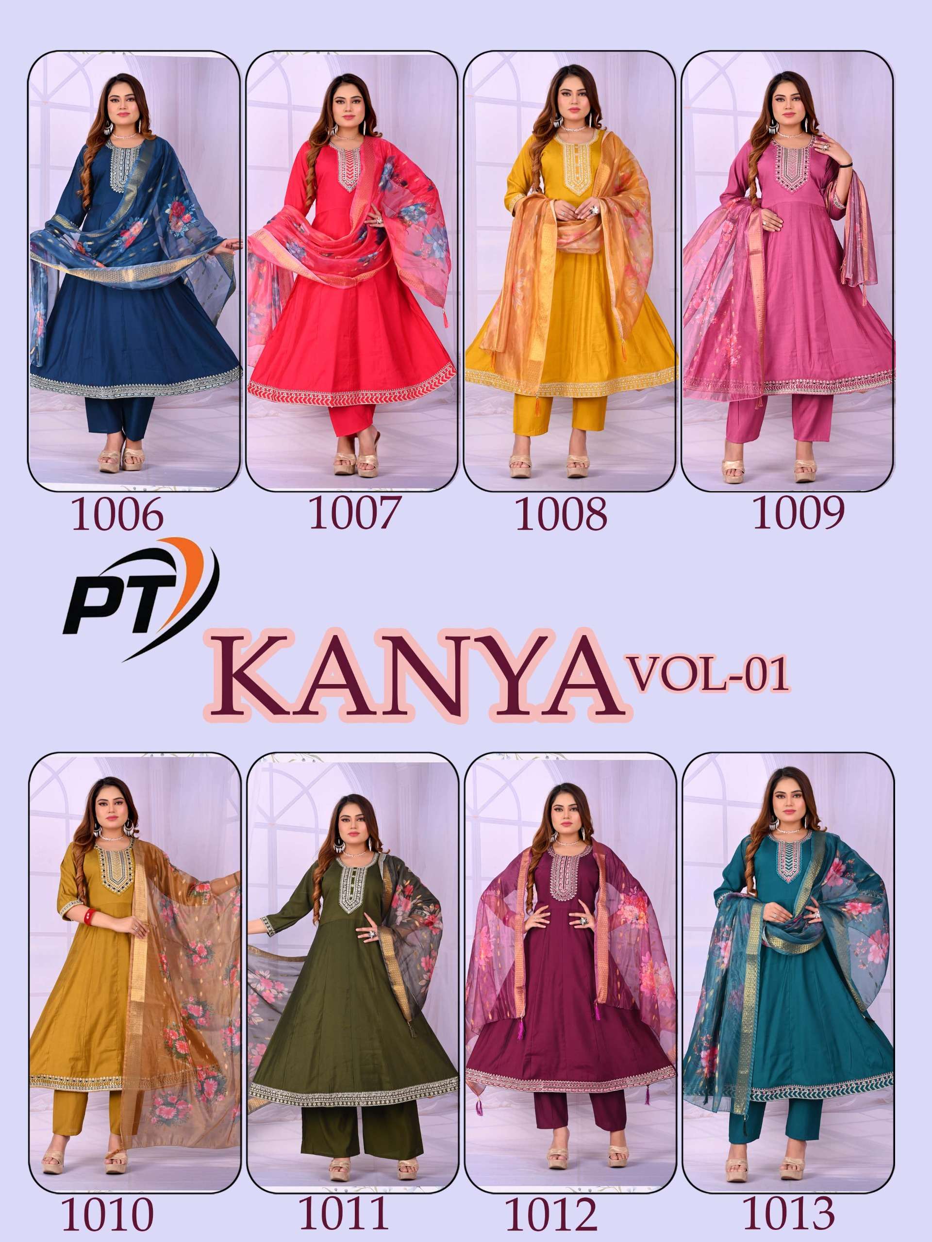 PADMAVATI TEXTILES KANYA VOL 1 FANCY LADIES 3PCS SET COLLECTION 