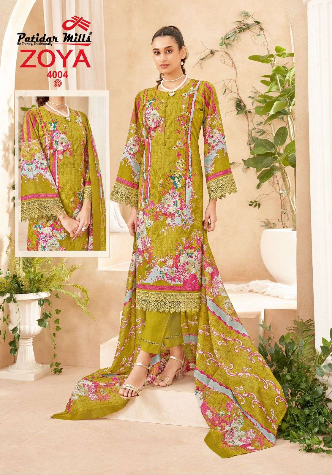 PATIDAR MILLS ZOYA VOL 4 COTTON DIGITAL PRINTS SALWAR SUIT
