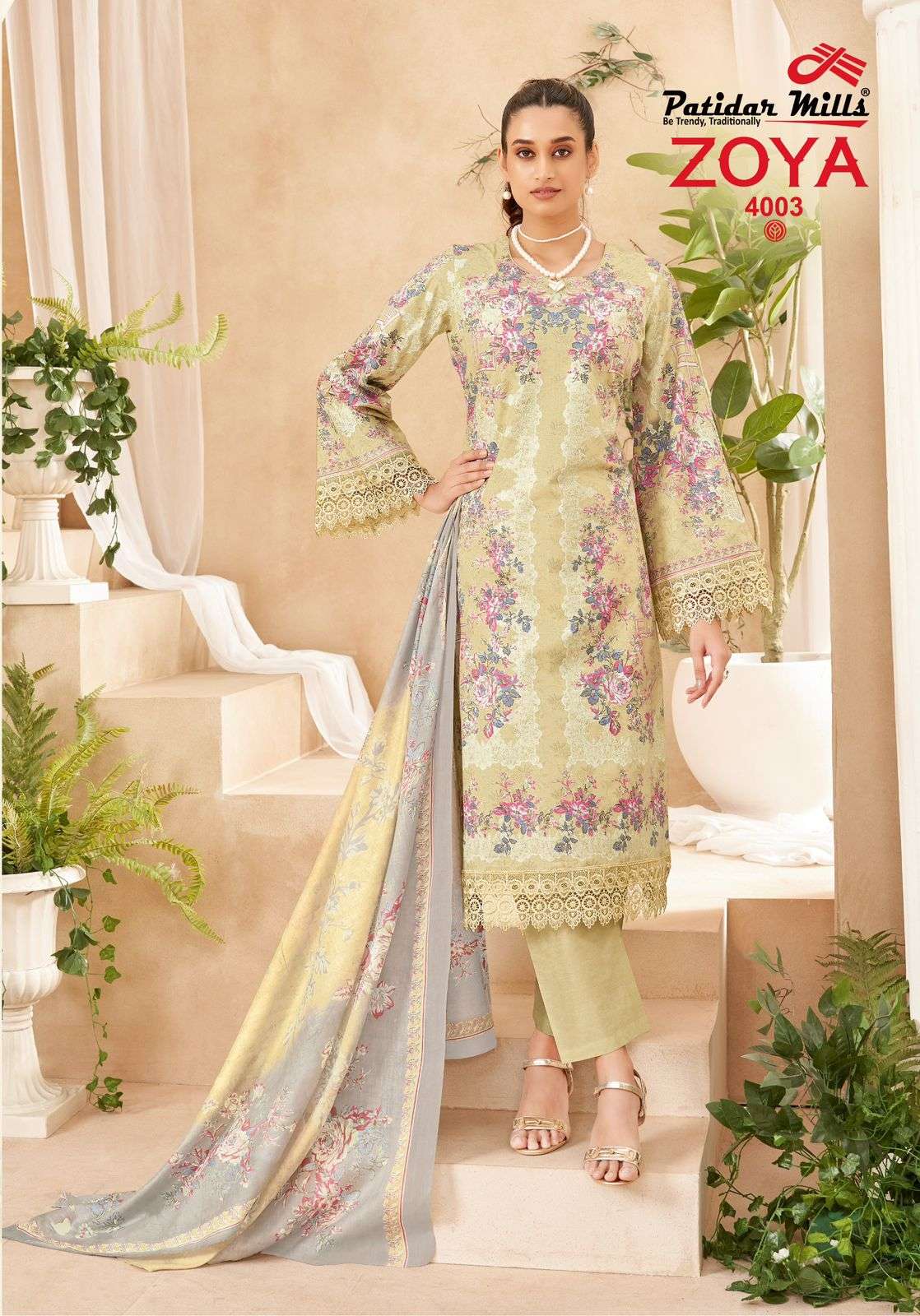 PATIDAR MILLS ZOYA VOL 4 COTTON DIGITAL PRINTS SALWAR SUIT