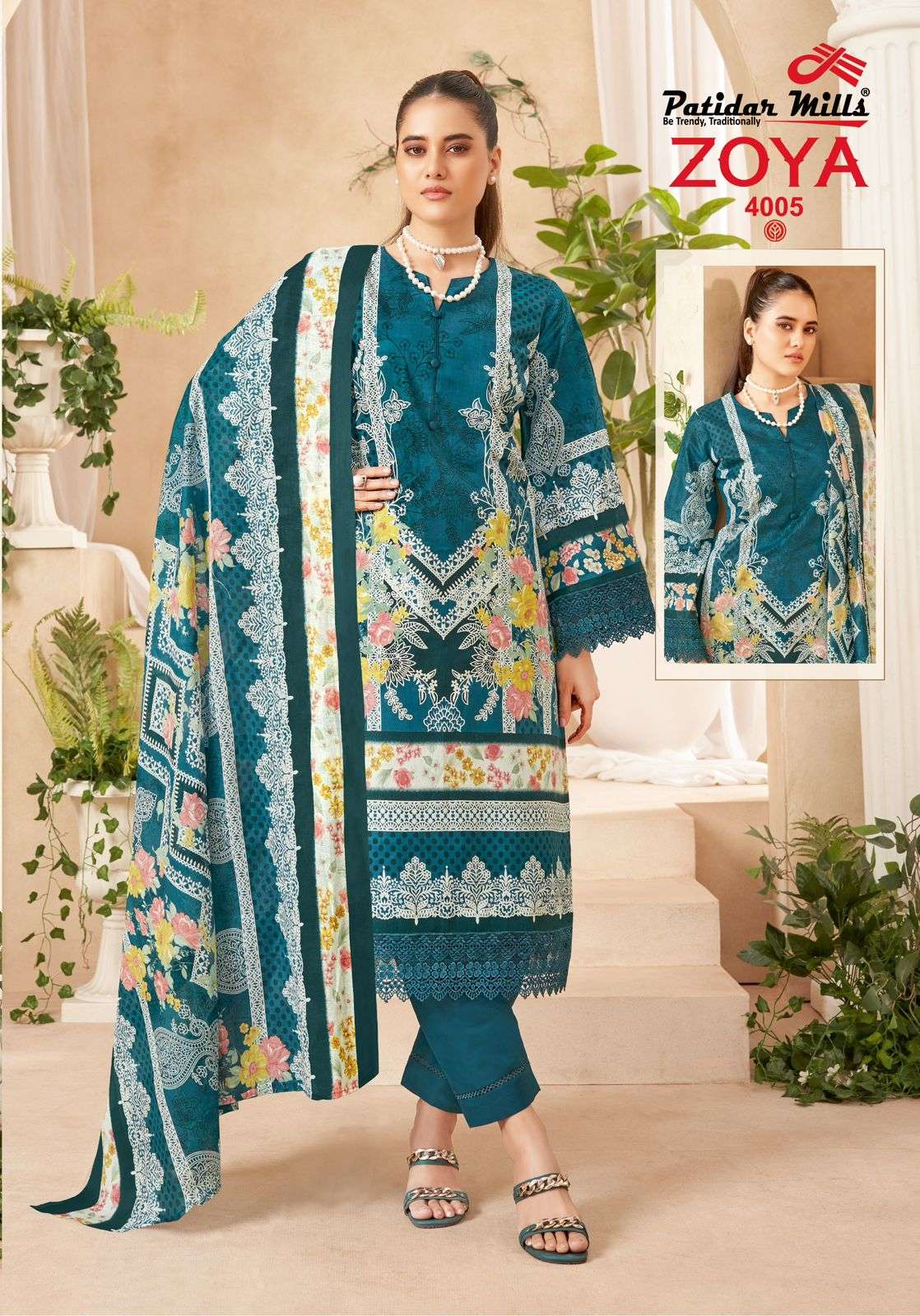 PATIDAR MILLS ZOYA VOL 4 COTTON DIGITAL PRINTS SALWAR SUIT