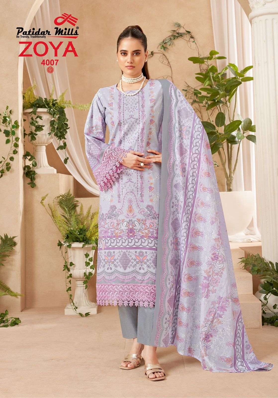 PATIDAR MILLS ZOYA VOL 4 COTTON DIGITAL PRINTS SALWAR SUIT