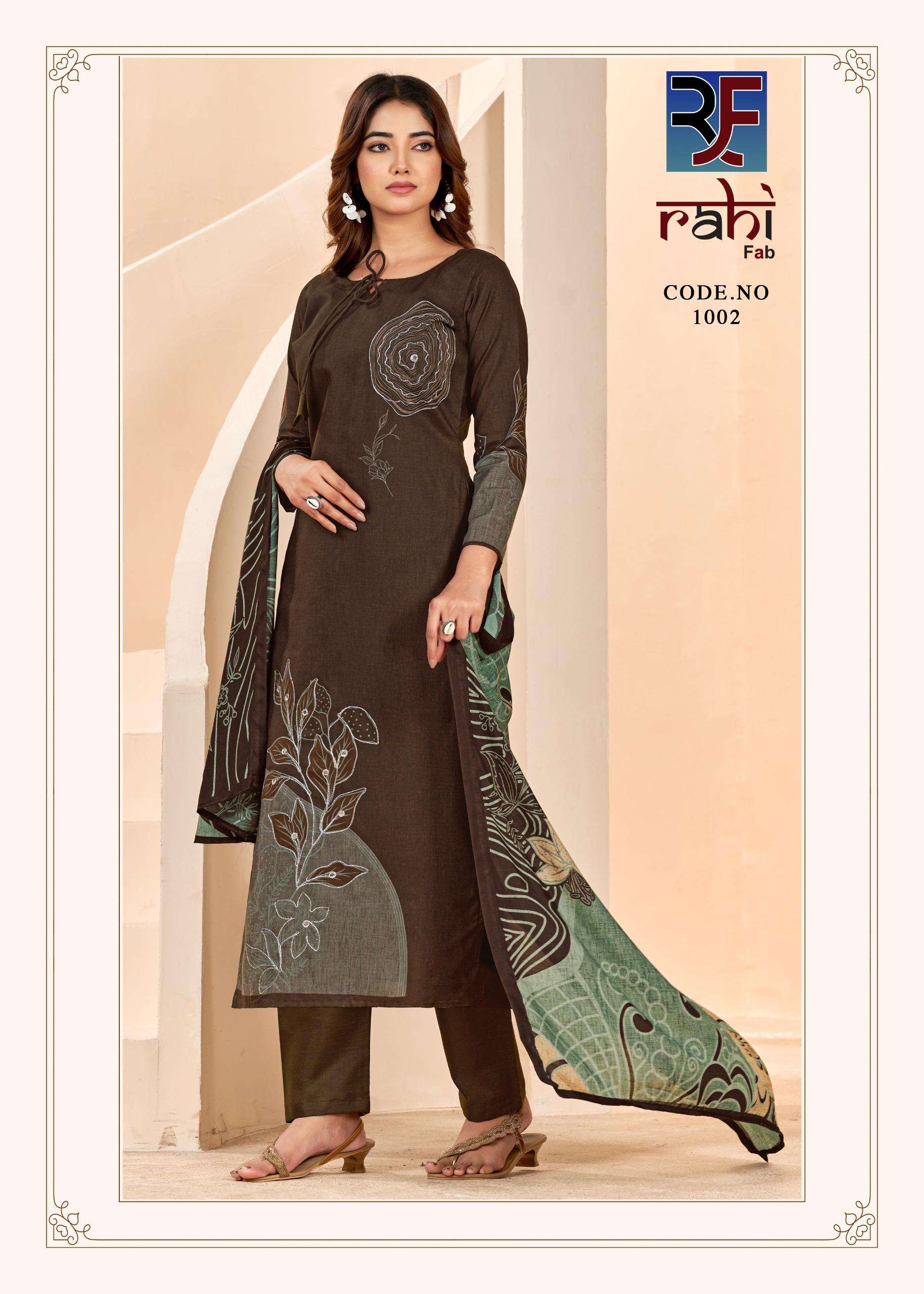 RAHI FAB RISING SILVER READY MADE COLLECTION 