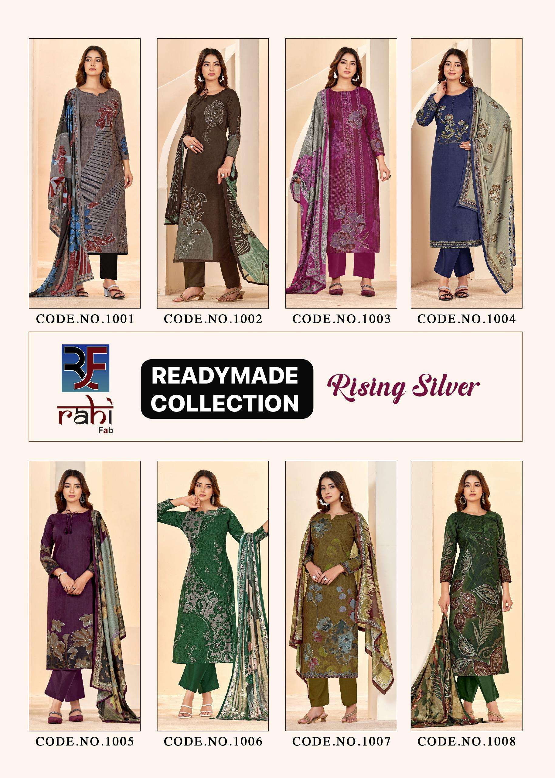 RAHI FAB RISING SILVER READY MADE COLLECTION 