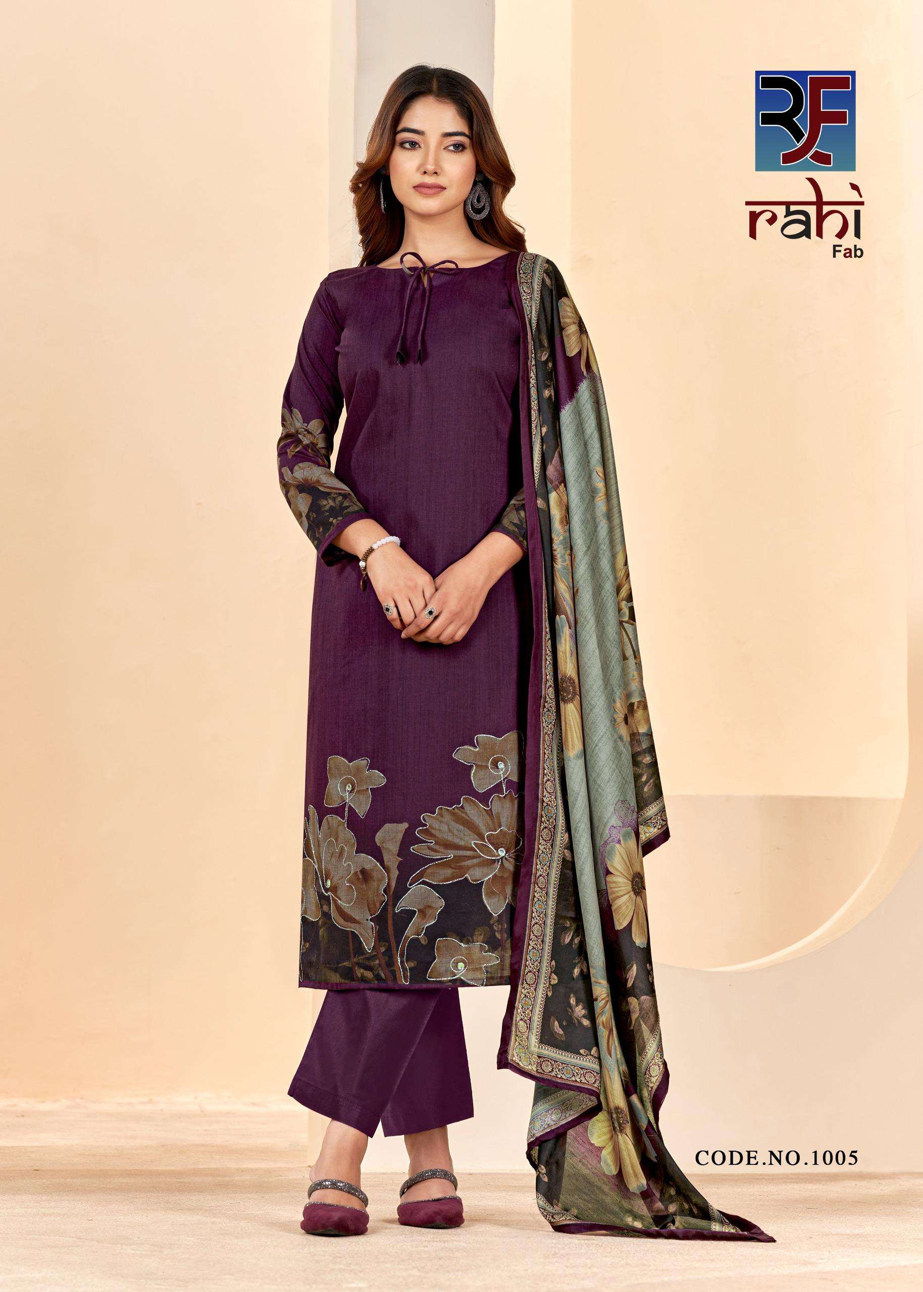 RAHI FAB RISING SILVER READY MADE COLLECTION 