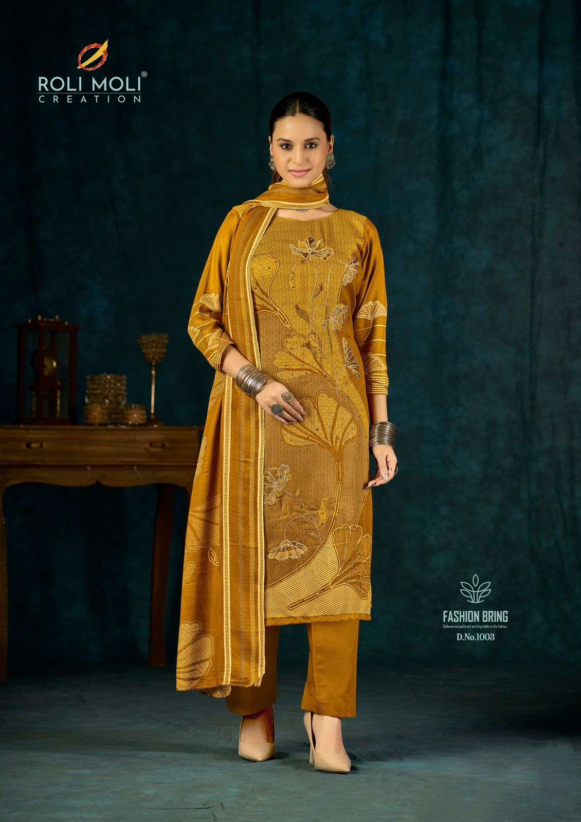 ROLI MOLI CREATION ALISHA PASHMINA DIGITAL PRINT WINTER WEAR SUIT