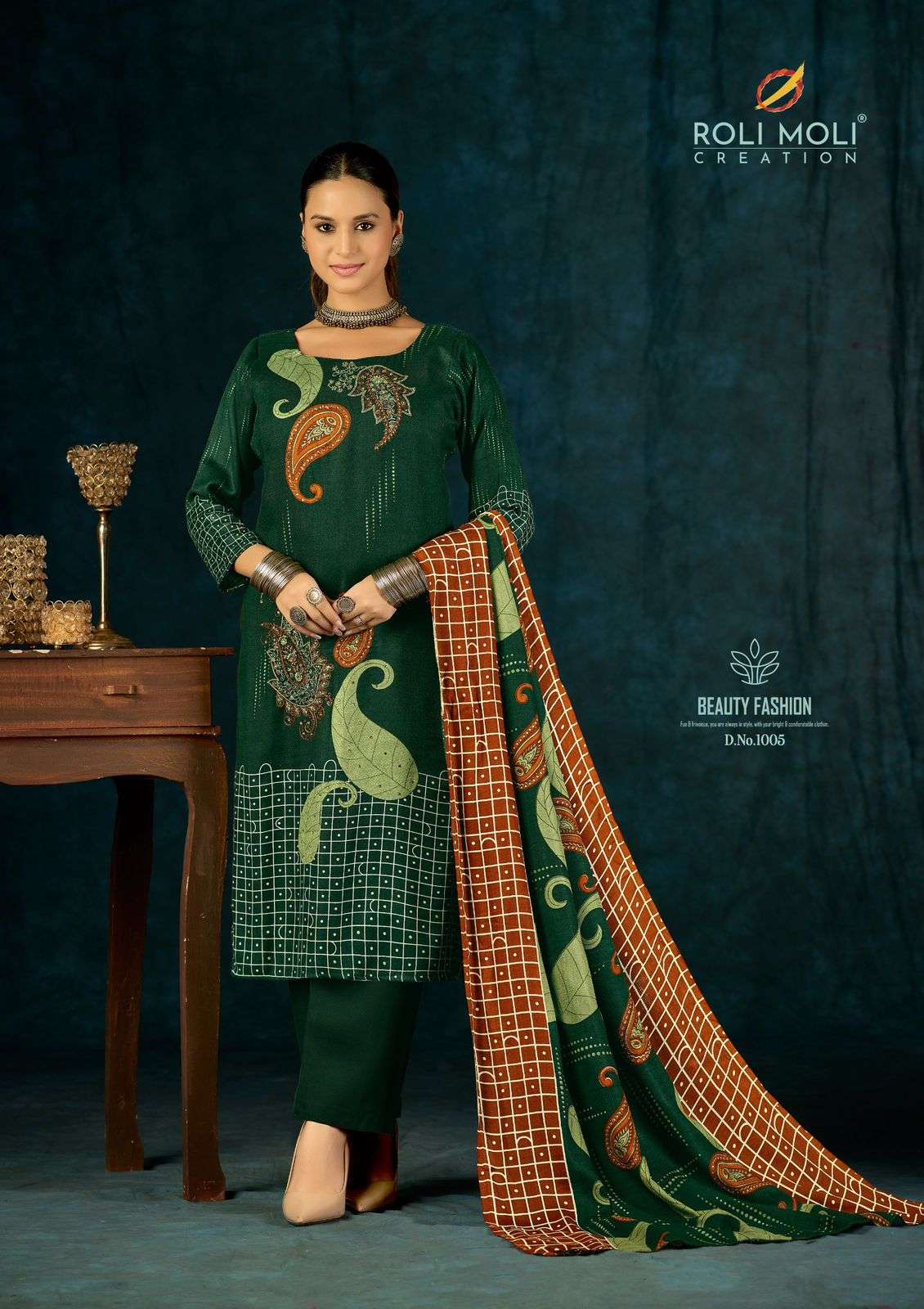 ROLI MOLI CREATION ALISHA PASHMINA DIGITAL PRINT WINTER WEAR SUIT