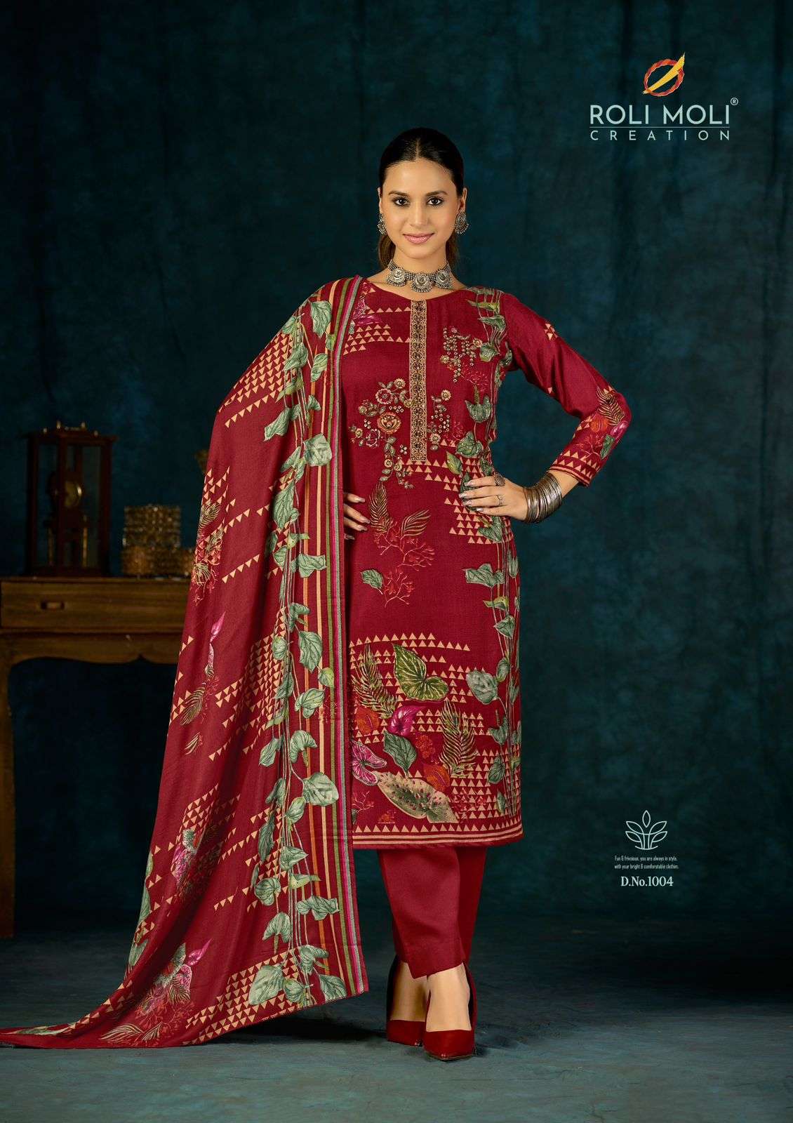 ROLI MOLI CREATION ALISHA PASHMINA DIGITAL PRINT WINTER WEAR SUIT
