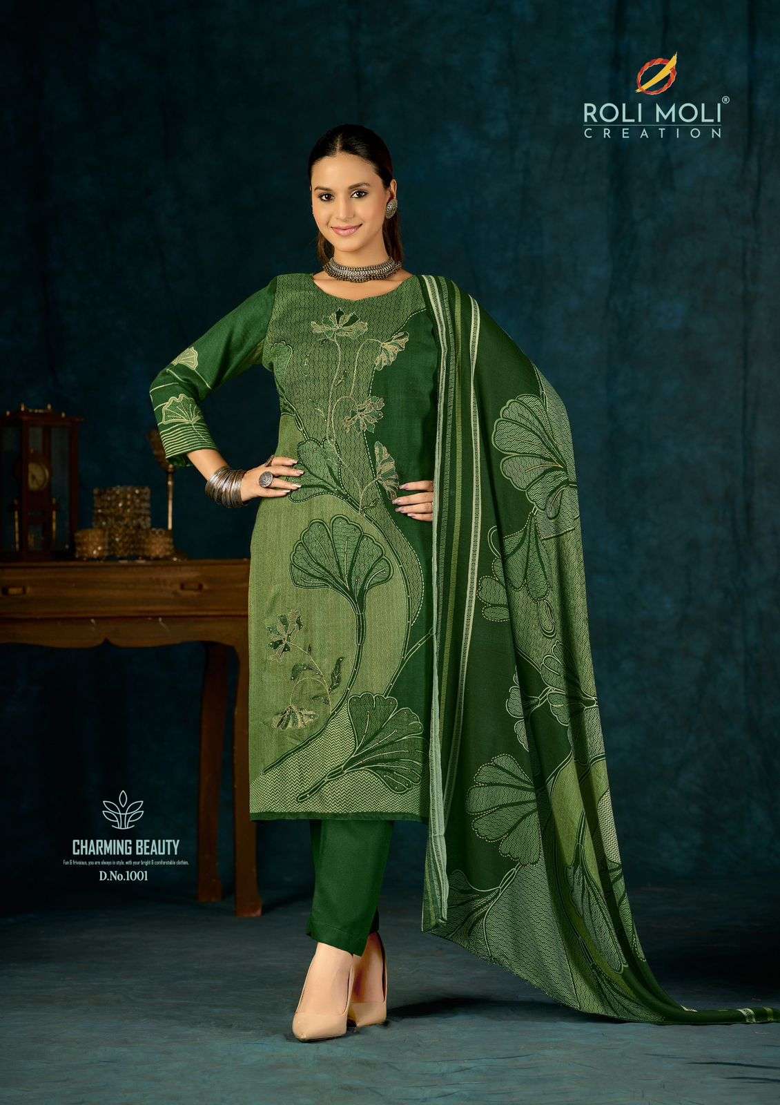 ROLI MOLI CREATION ALISHA PASHMINA DIGITAL PRINT WINTER WEAR SUIT