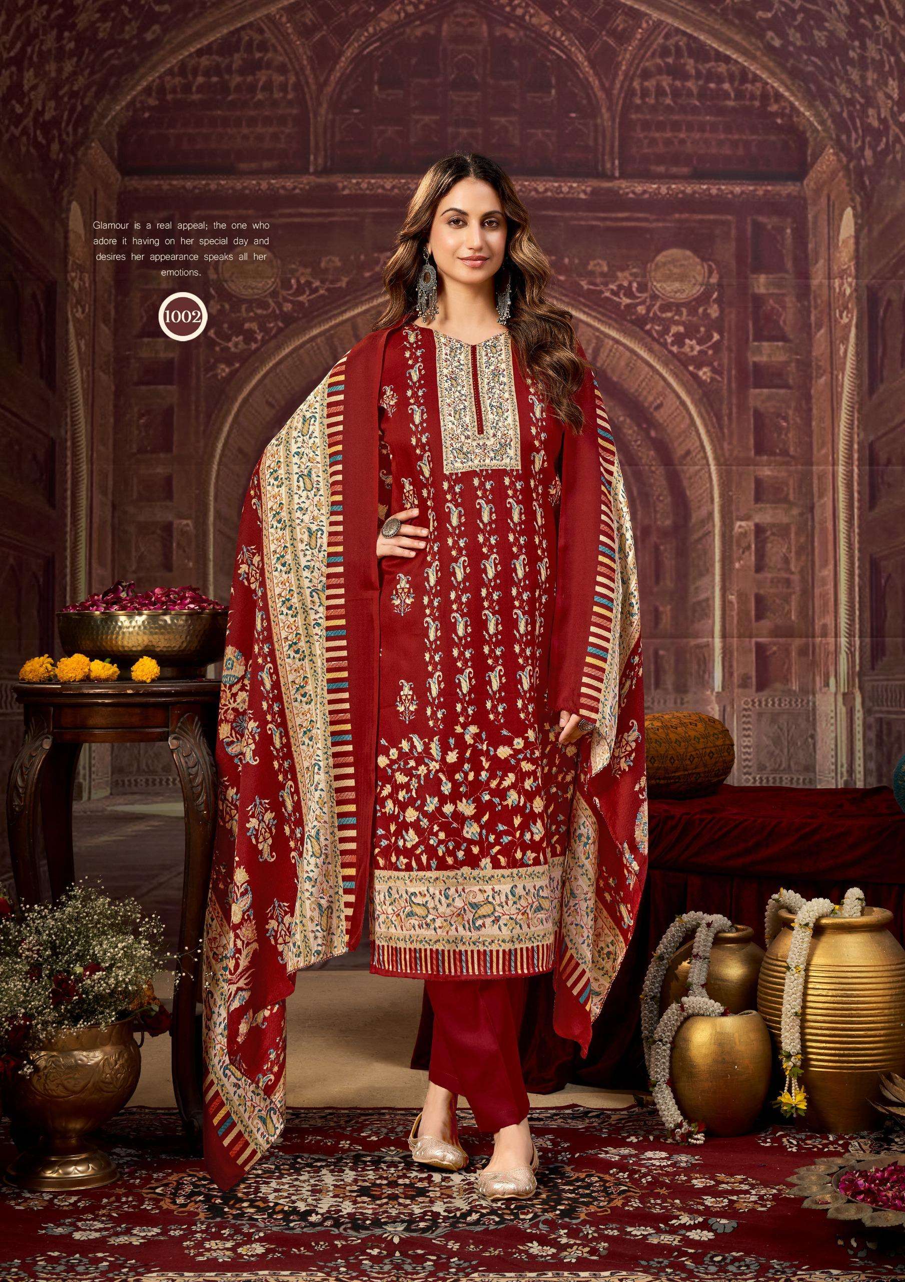 ROLI MOLI CREATION DILSHAD PASHMINA DIGITAL PRINT WINTER WEAR DRESS