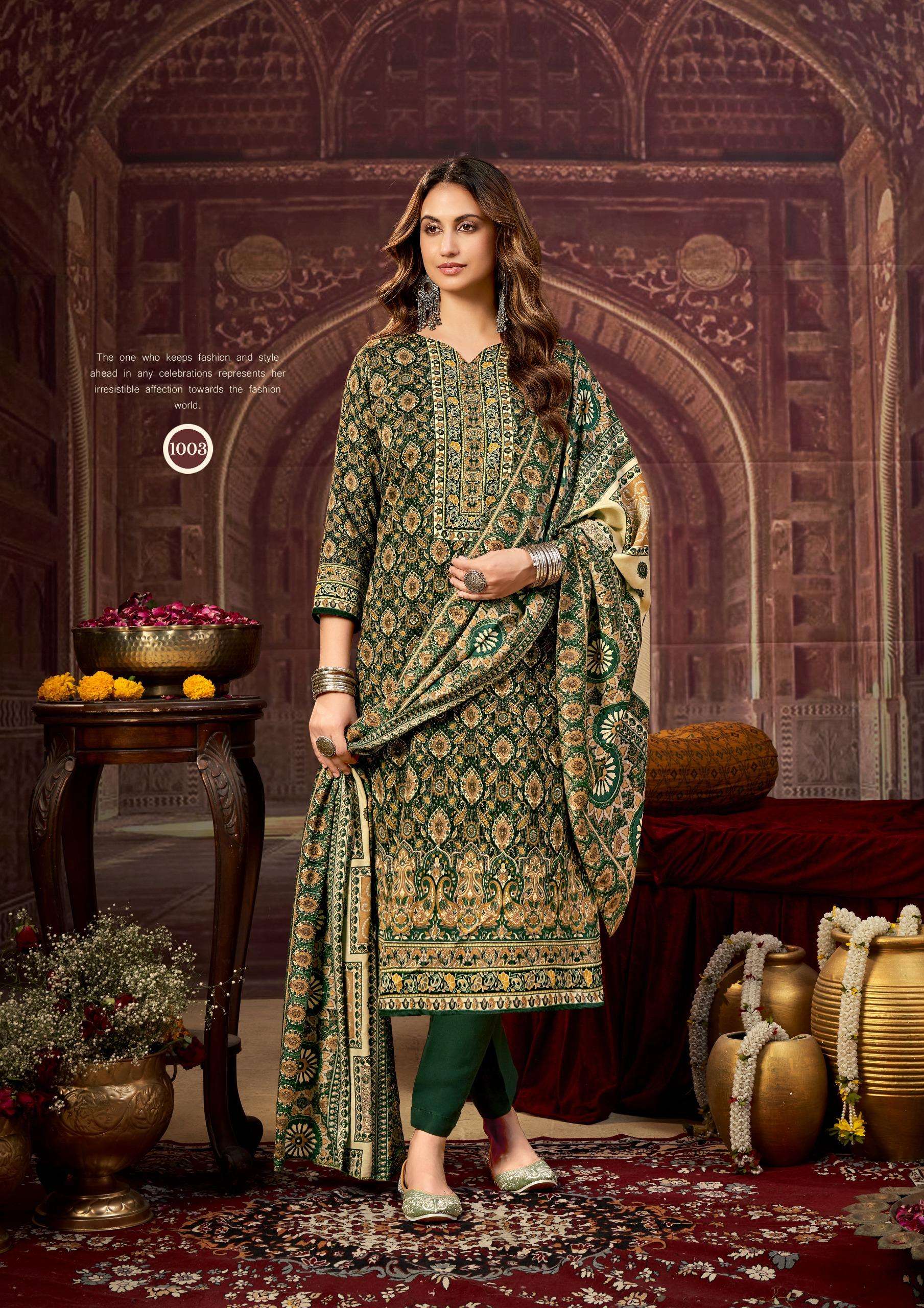 ROLI MOLI CREATION DILSHAD PASHMINA DIGITAL PRINT WINTER WEAR DRESS