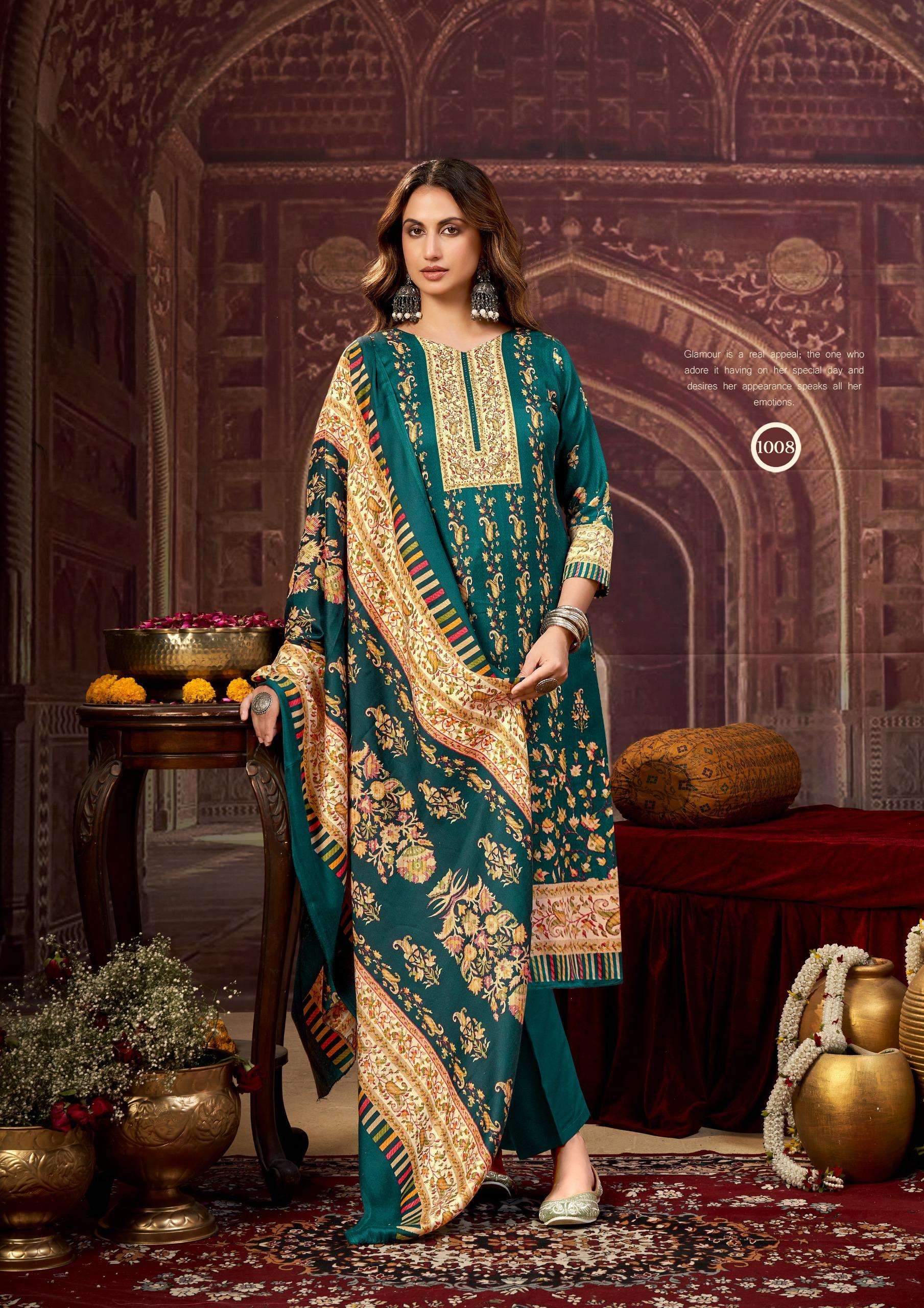 ROLI MOLI CREATION DILSHAD PASHMINA DIGITAL PRINT WINTER WEAR DRESS
