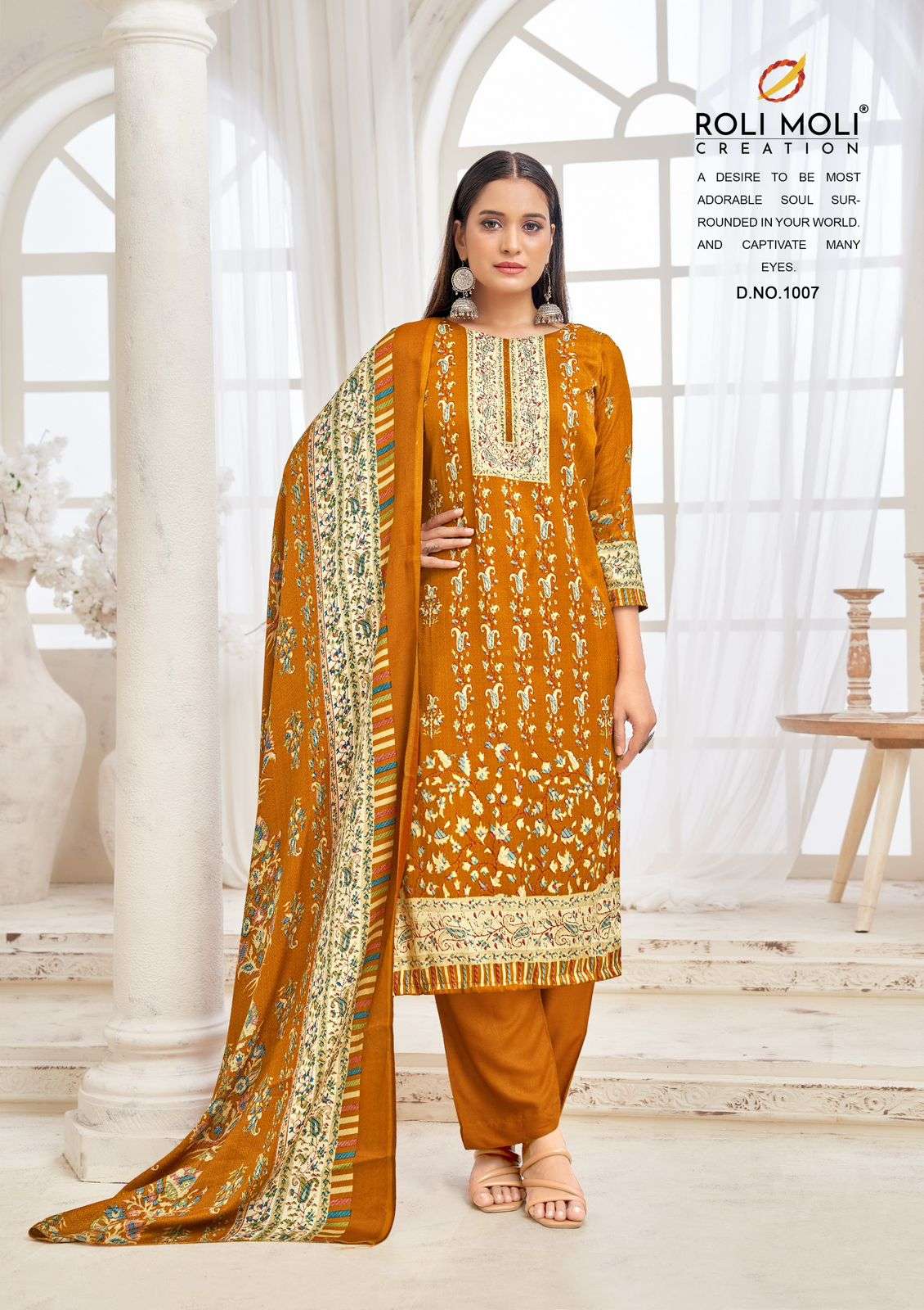 ROLI MOLI CREATION KIARA PASHMINA DIGITAL PRINTED WINTER AND DRESS 