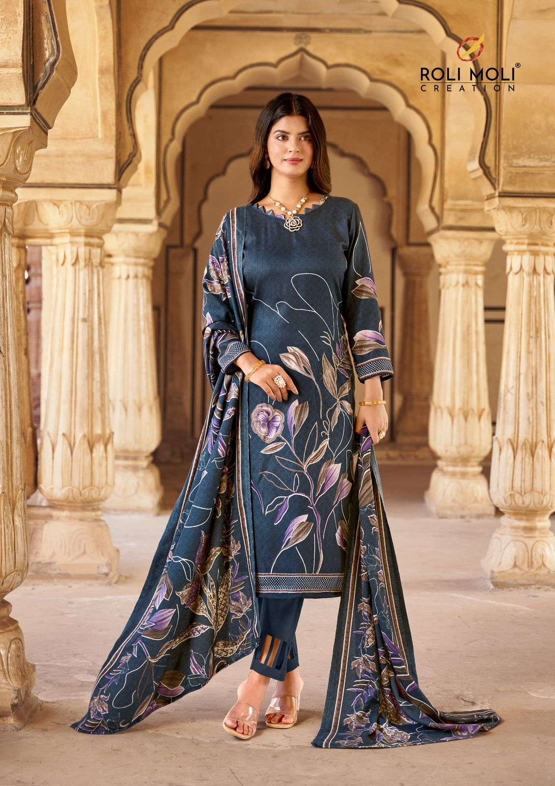 ROLI MOLI CREATION NOORA PASHMINA WINTER WEAR LADIES SUIT