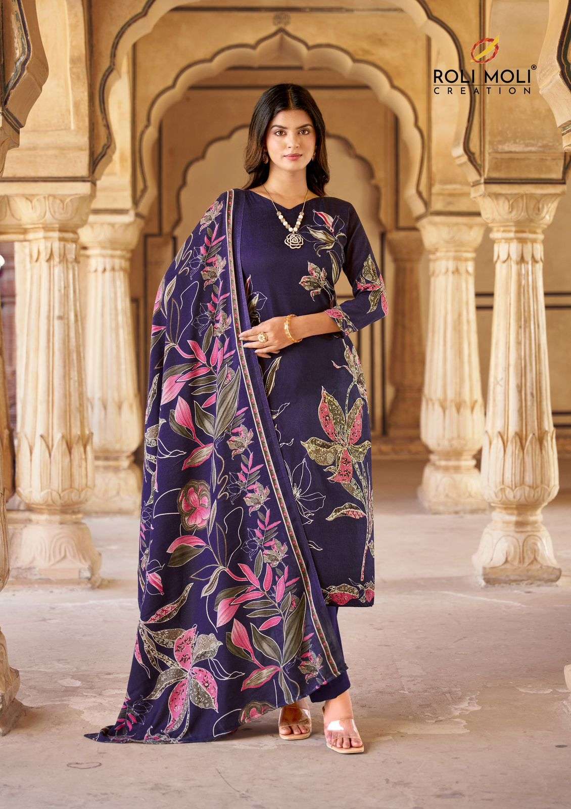 ROLI MOLI CREATION NOORA PASHMINA WINTER WEAR LADIES SUIT