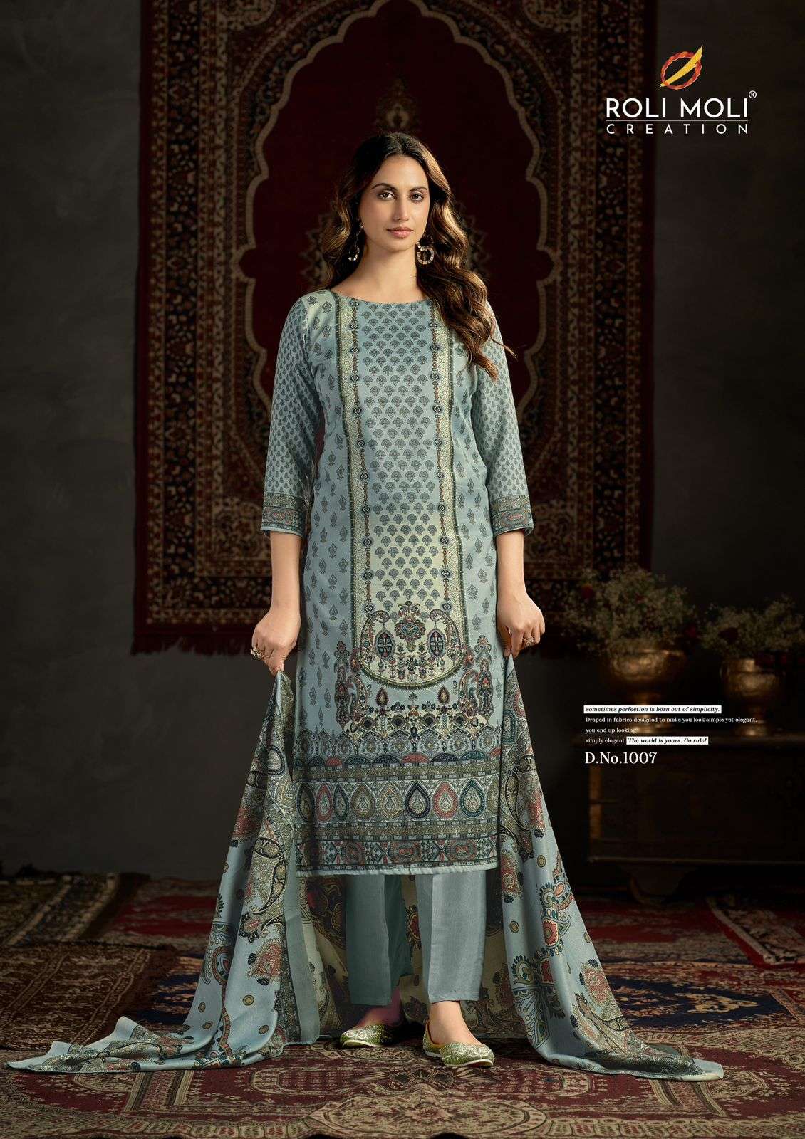 ROLI MOLI CREATION TISHA PASHMINA DIGITAL PRINT SALWAR SUIT