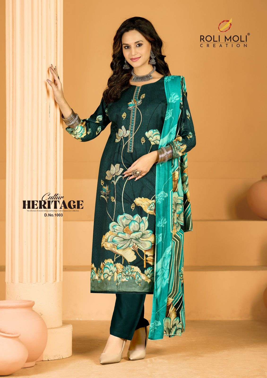 ROLI MOLI CREATION YALINA PASHMINA PRINT WITH EMBROIDERY WORK SUIT