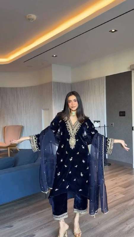 RTC 5783 VELVET SEQUENCE DESIGNER PARTY WEAR LADIES SUIT