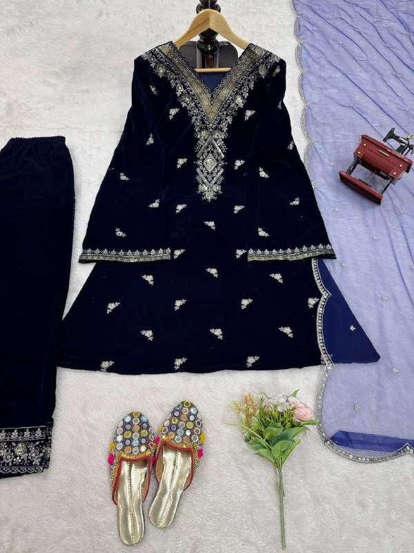 RTC 5783 VELVET SEQUENCE DESIGNER PARTY WEAR LADIES SUIT
