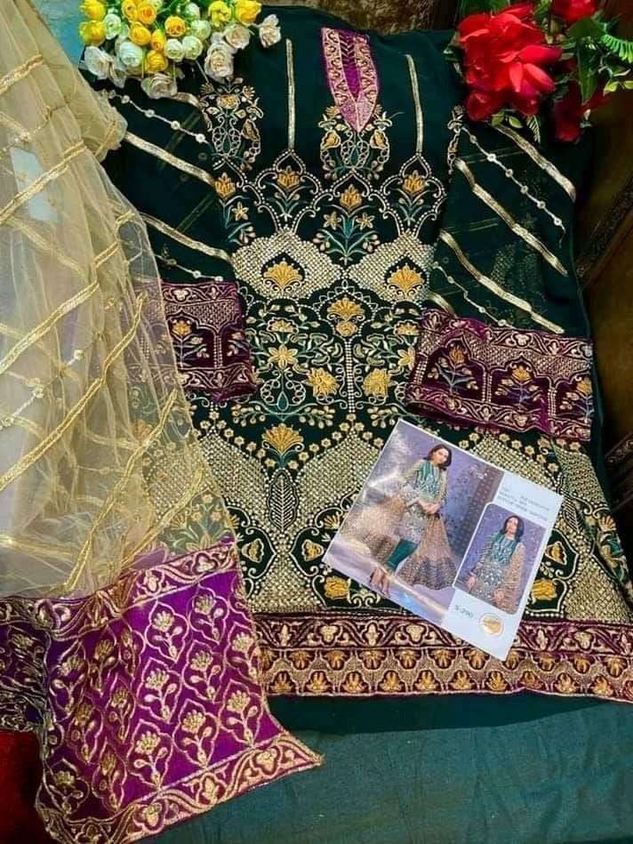 SHREE FAB DESIGN NO - 290 GEORGETTE EMBROIDERED PAKISTANI SUIT