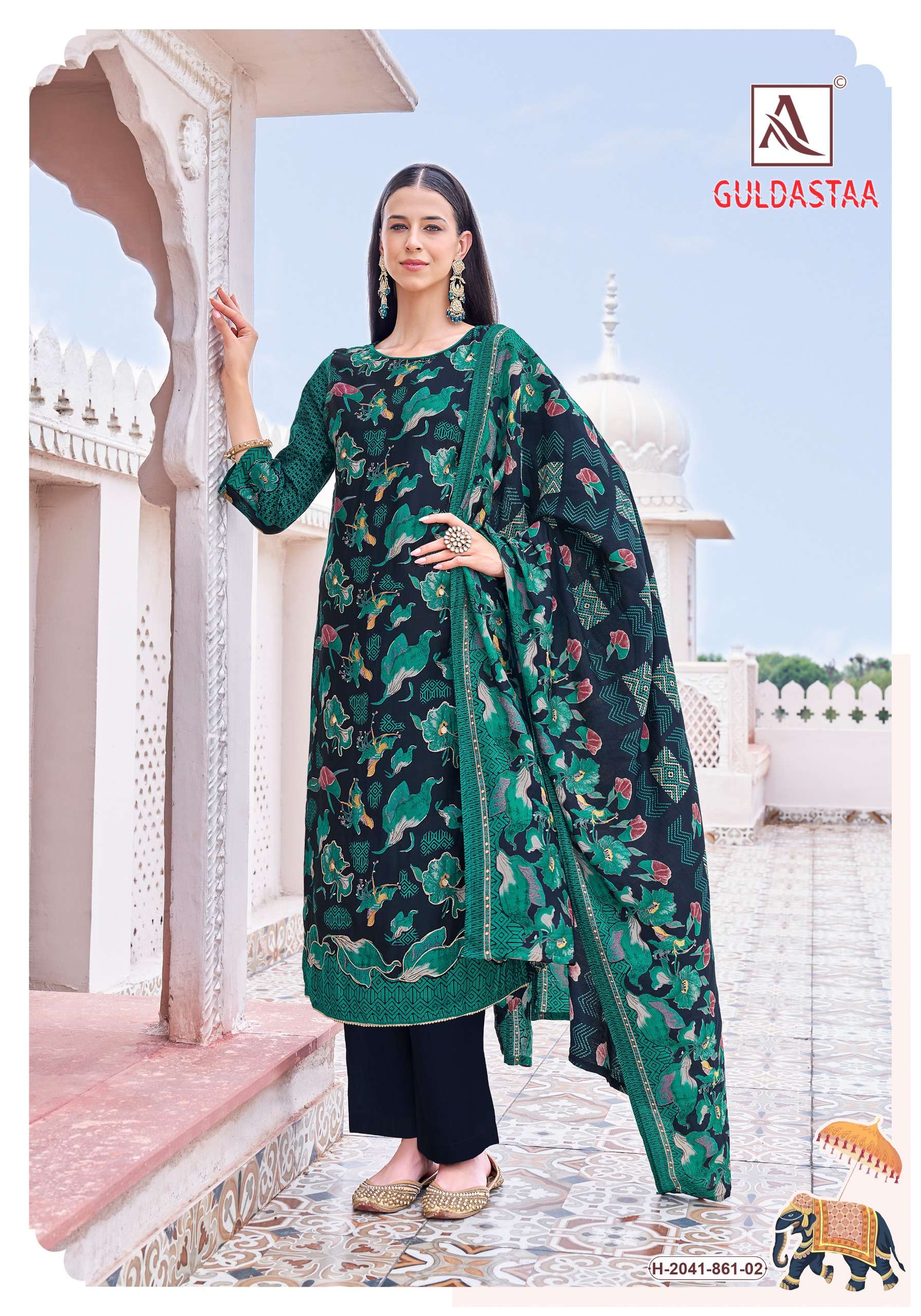ALOK SUITS GULDASTA MODAL FABRIC FANCY DESIGNER WORK SUIT