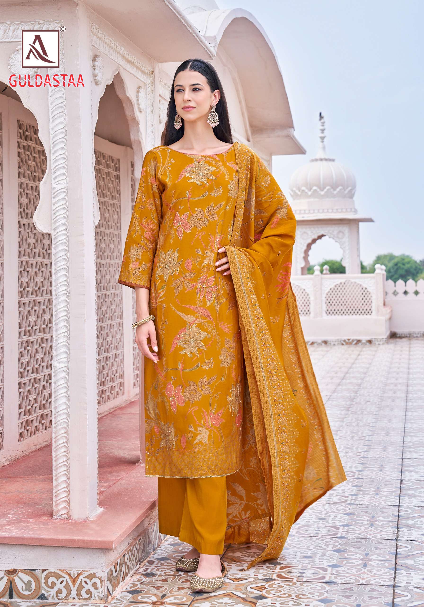ALOK SUITS GULDASTA MODAL FABRIC FANCY DESIGNER WORK SUIT